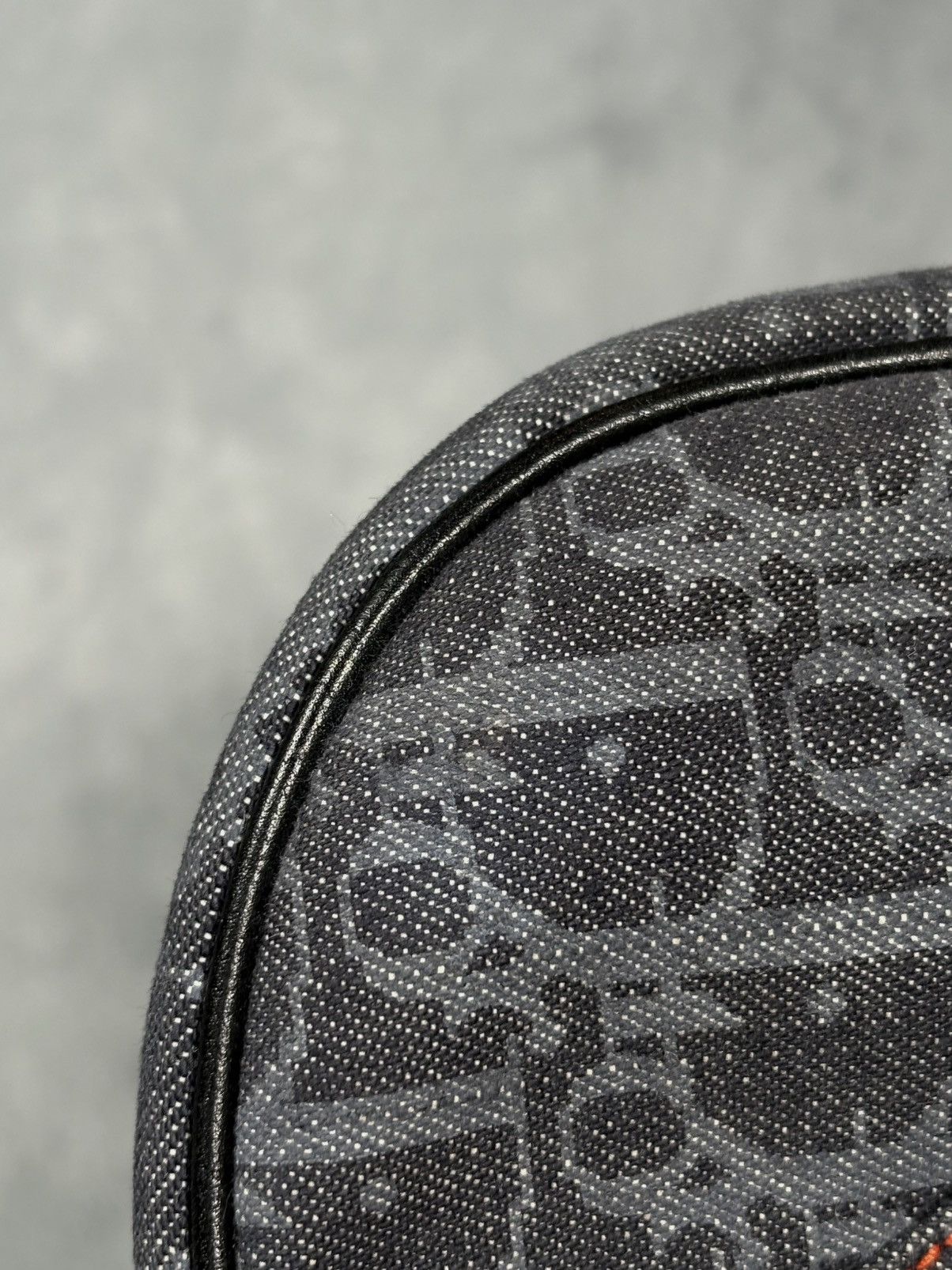 Dior RARE DIOR BY GALLIANO 2005 Trotter Denim Saddle Bag Size ONE SIZE - 18 Thumbnail
