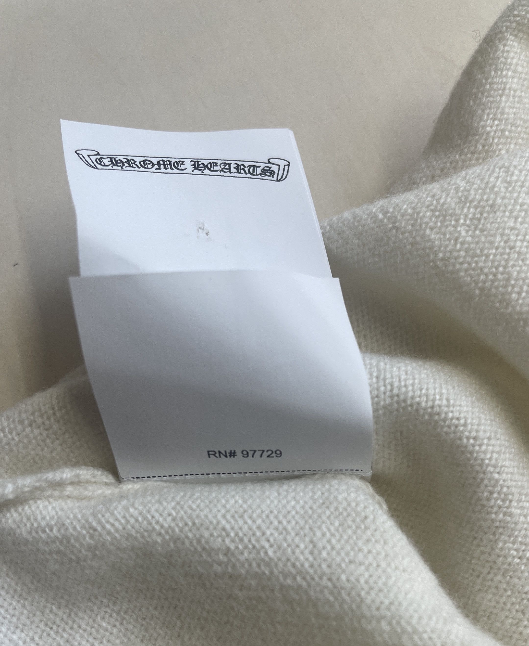Chrome Hearts Chrome Hearts White Cashmere Rhinestone Cross Logo Sweater Size S / US 4 / IT 40 - 10 Thumbnail