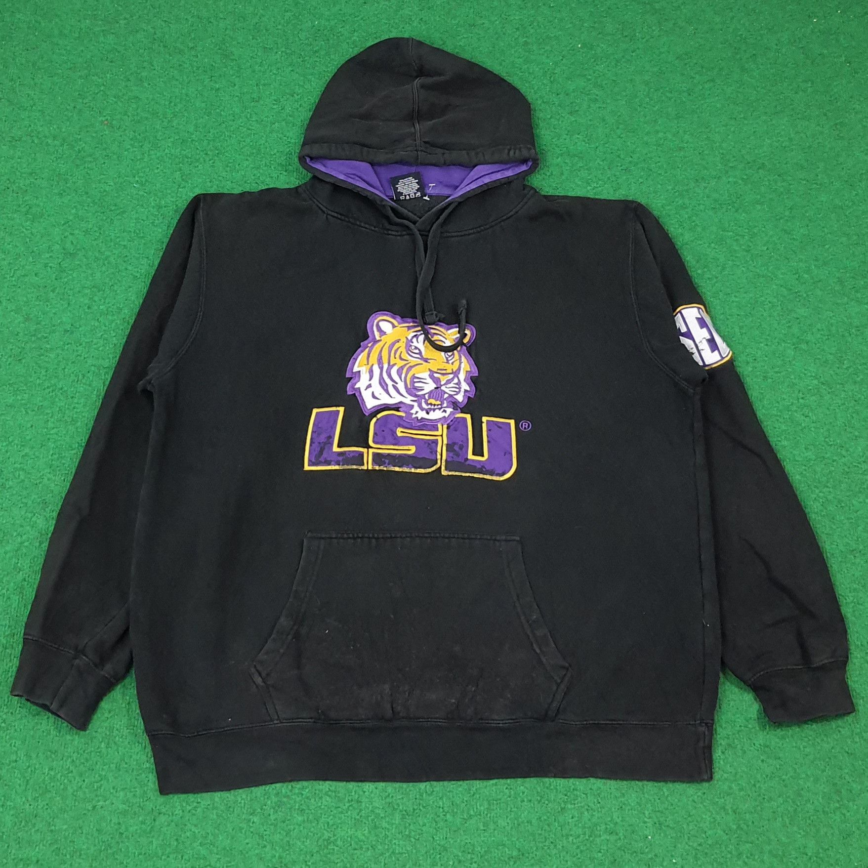 Vintage LSU Tigers Football Hoodie C270N9