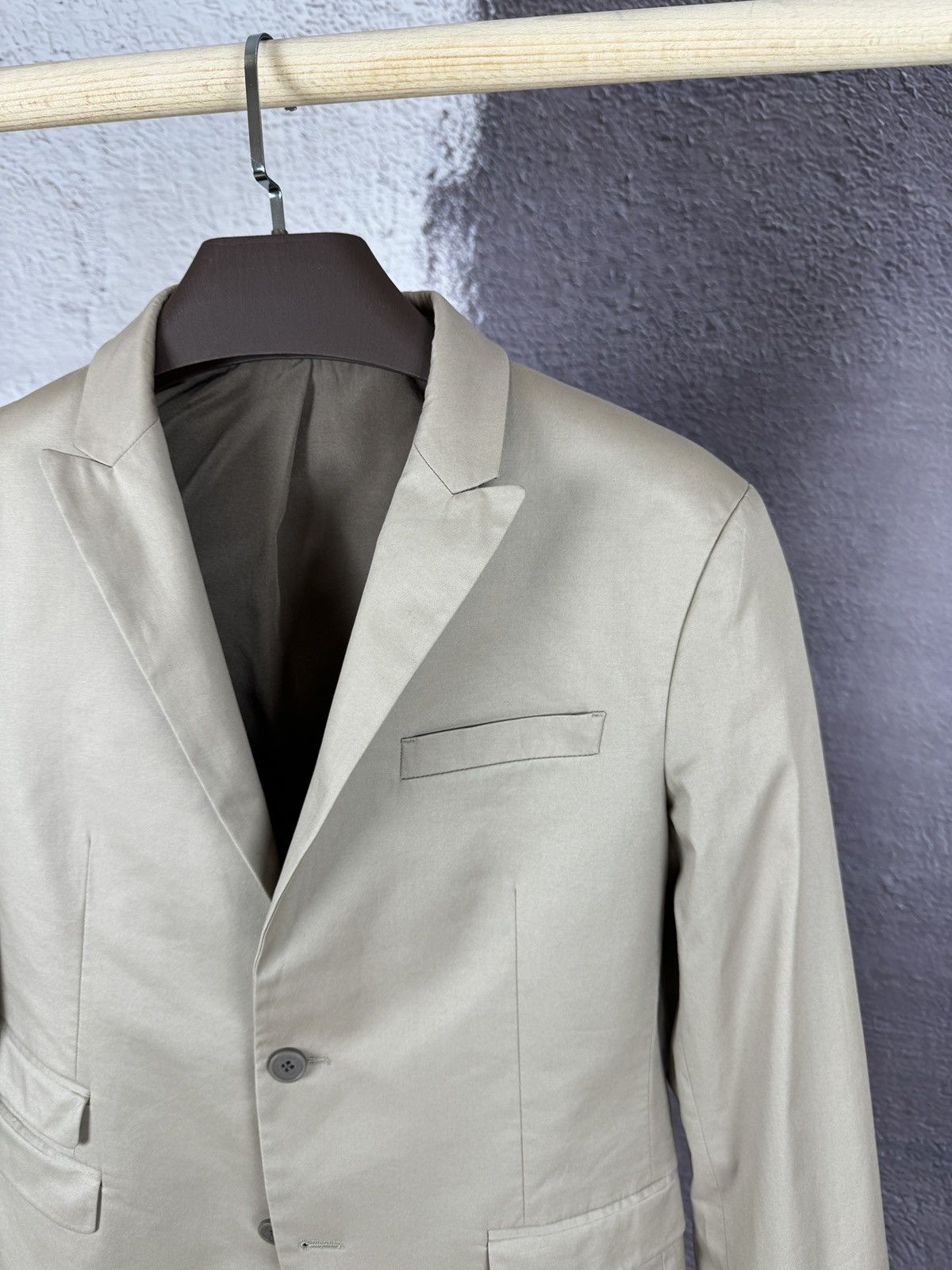 Neil Barrett Neil Barrett slim fit cotton 2 button blazer sport coat Size 36R - 4 Thumbnail