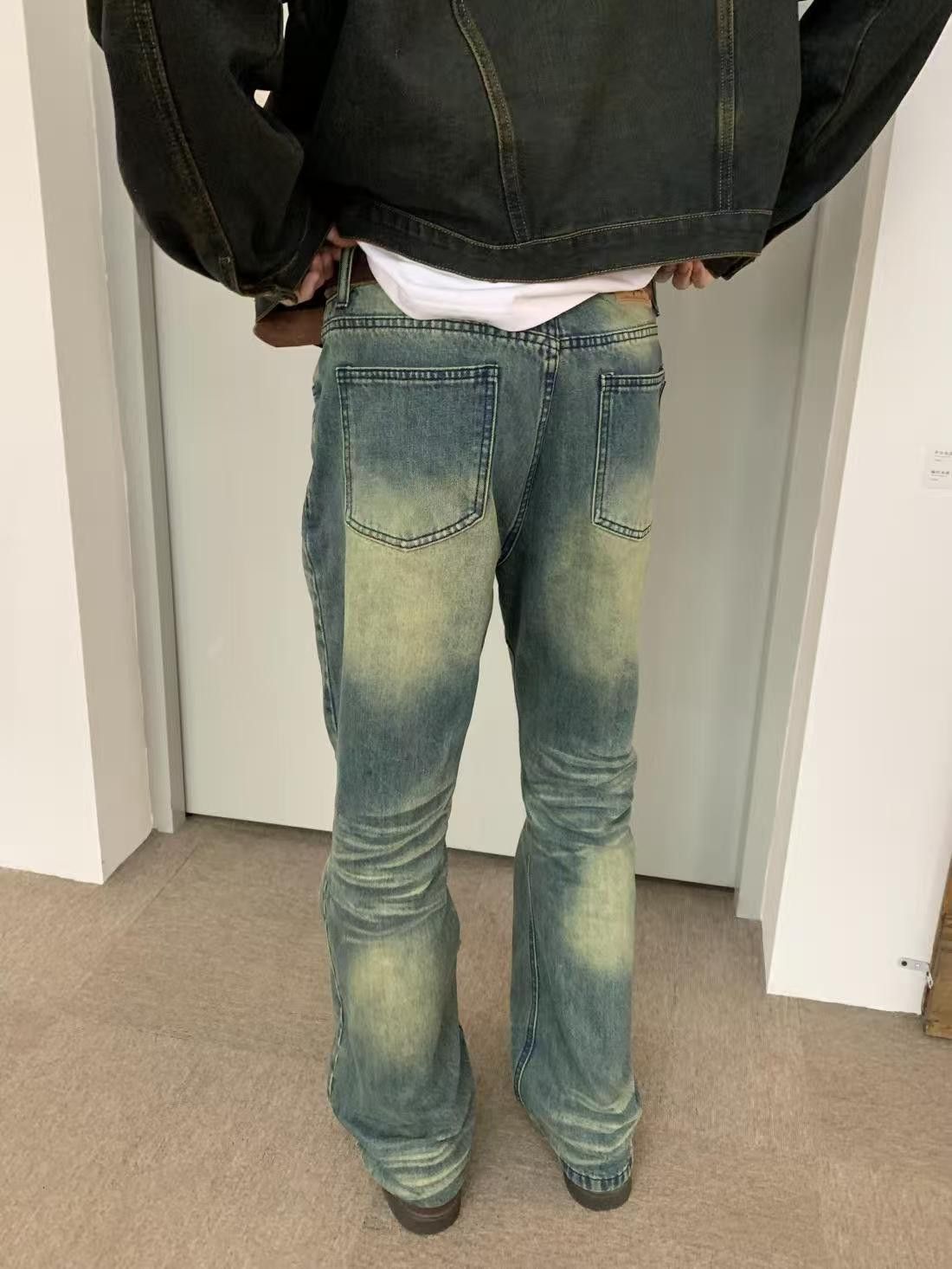 Japanese Brand × Vintage Blue Street Wash Vintage Distressed Flared Jeans Size US 32 / EU 48 - 3 Thumbnail