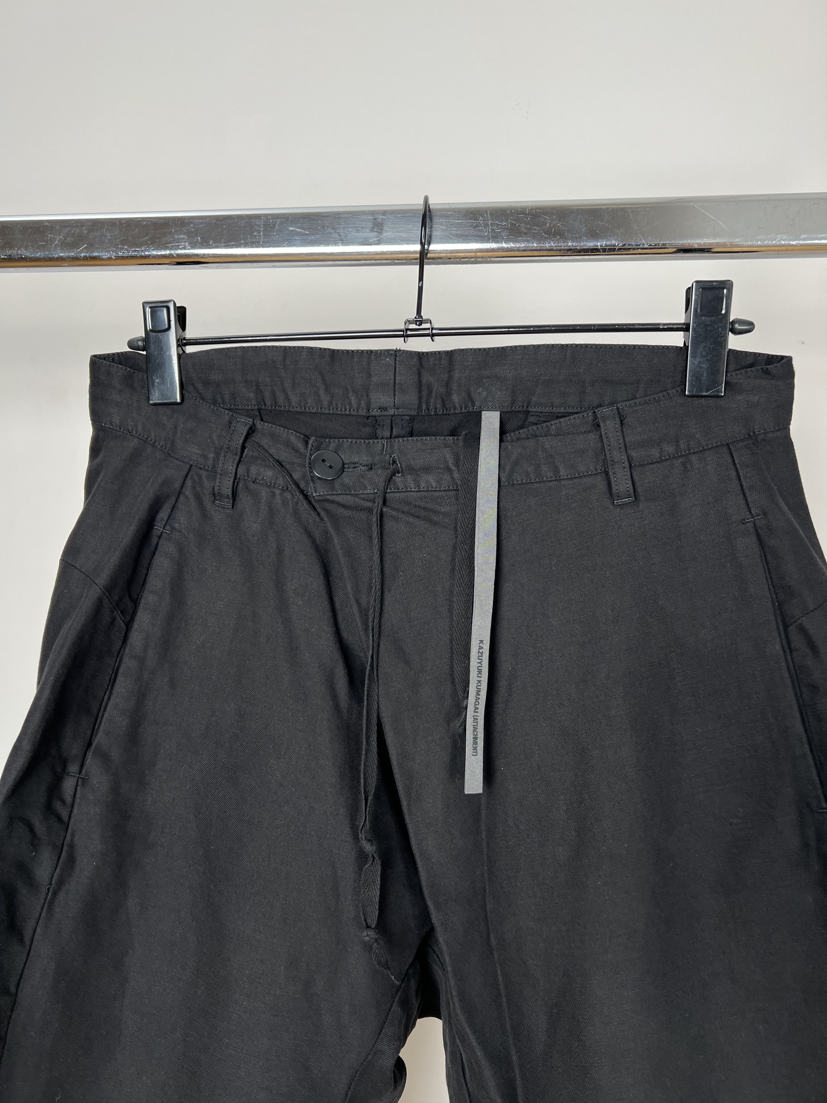 Kazuyuki Kumagai Attachment Kazuyuki Kumagai Attachment Cropped Abstract Pants Size US 31 - 17 Thumbnail
