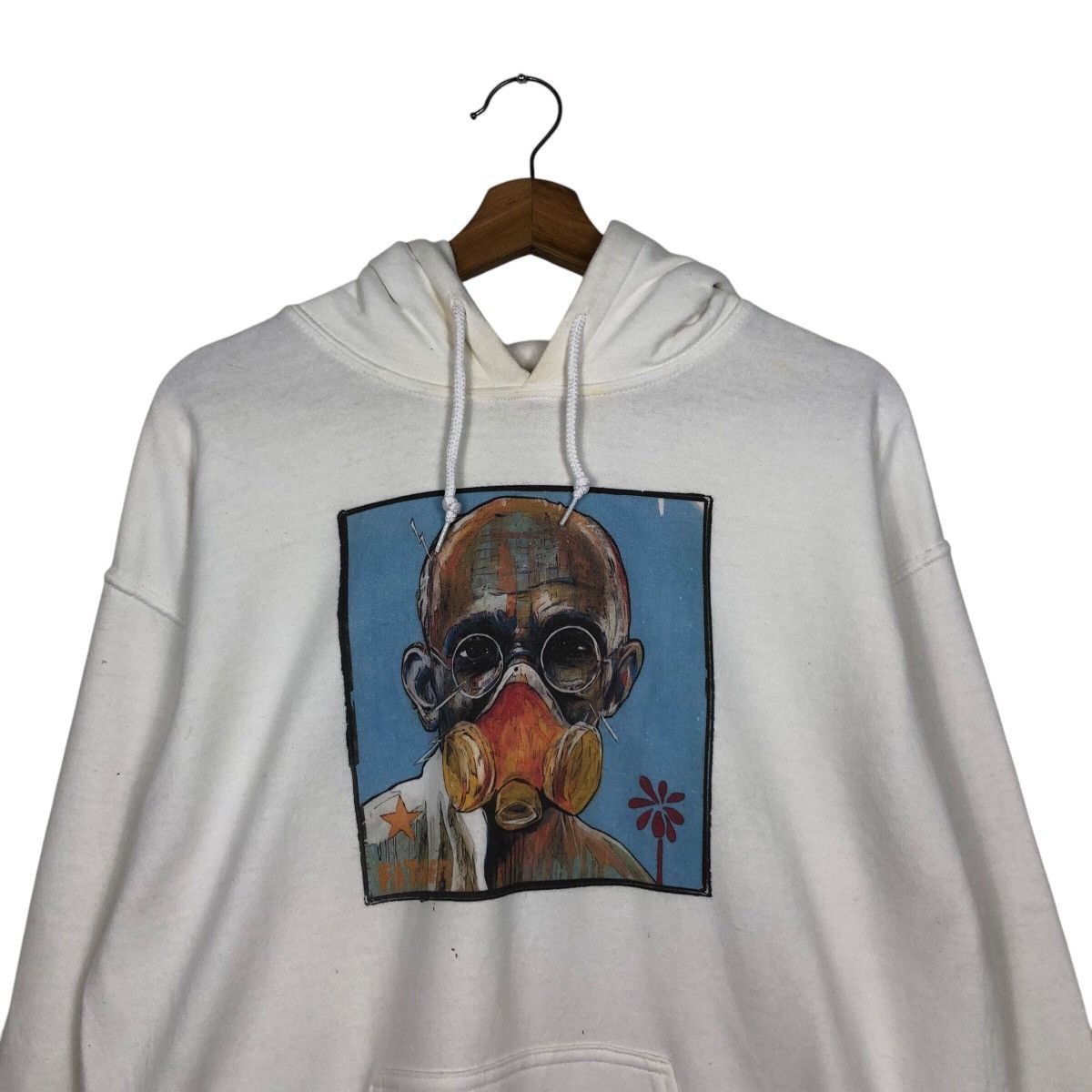Japanese Brand × Vintage 📌Vintage Hoodie Pull Over Grandfather Sun Goku Big Logo Size US M / EU 48-50 / 2 - 14 Thumbnail