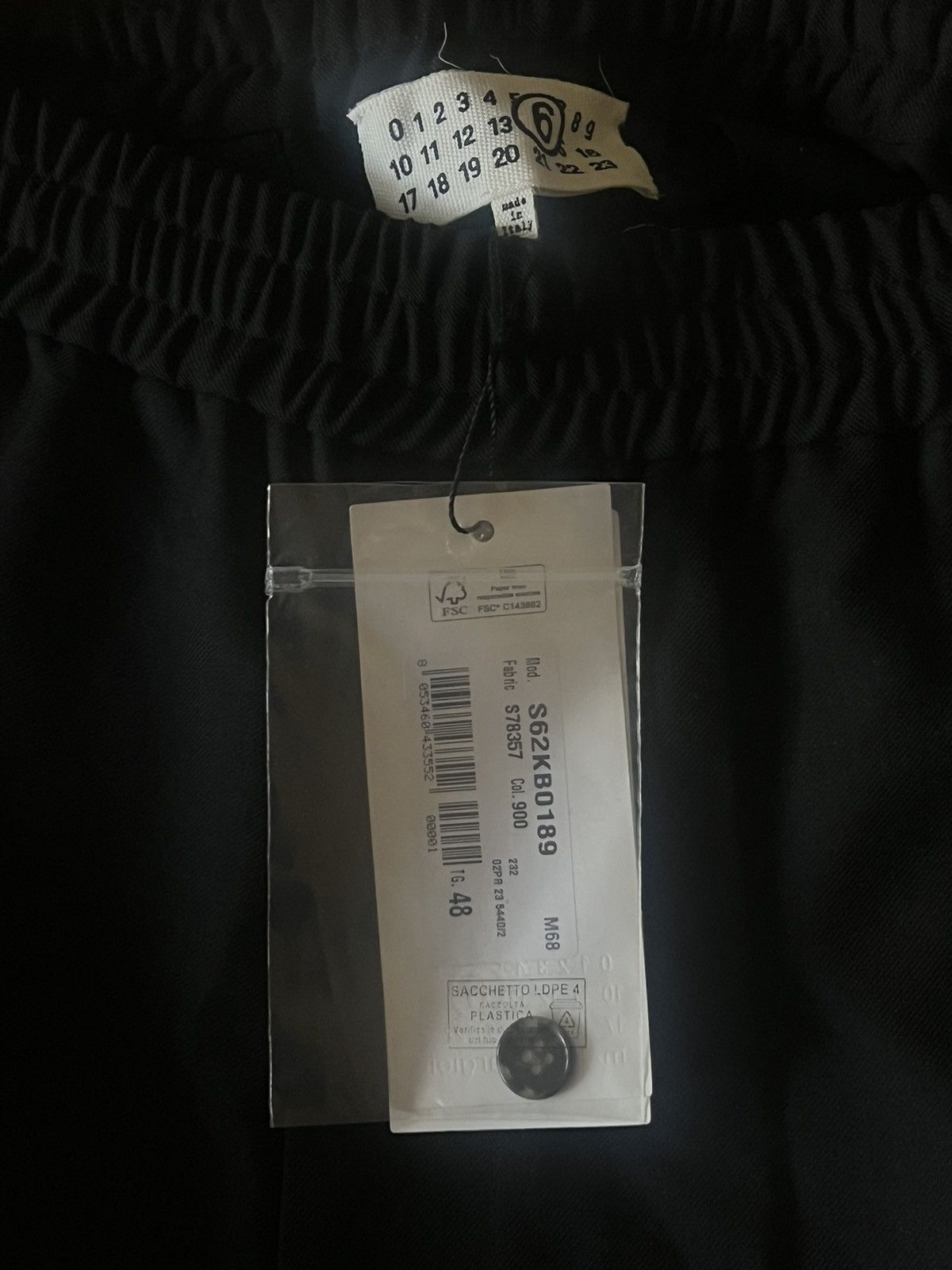 Maison Margiela MM6 4 Pocket elastic waistband Trouser Size US 31 - 9 Thumbnail