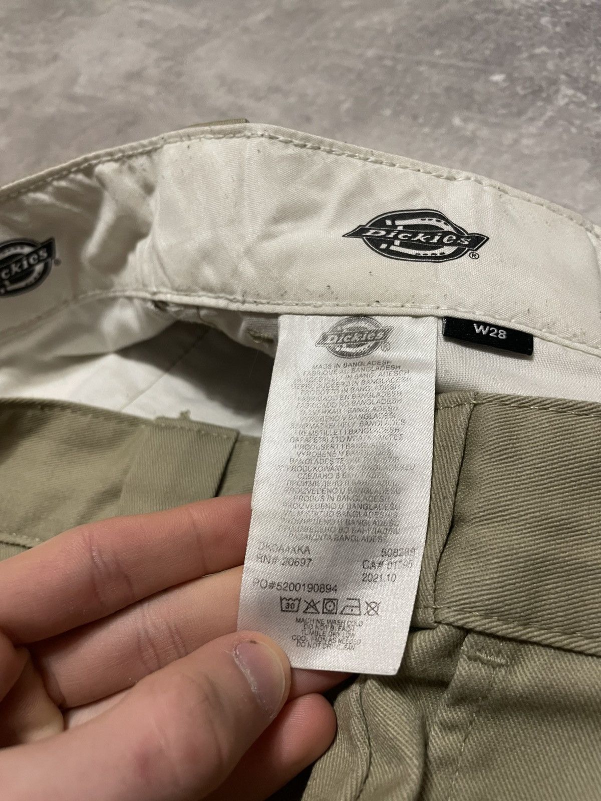 Dickies × Vintage Vintage Dickies Baige Pants Size 28 Size US 28 / EU 44 - 9 Thumbnail