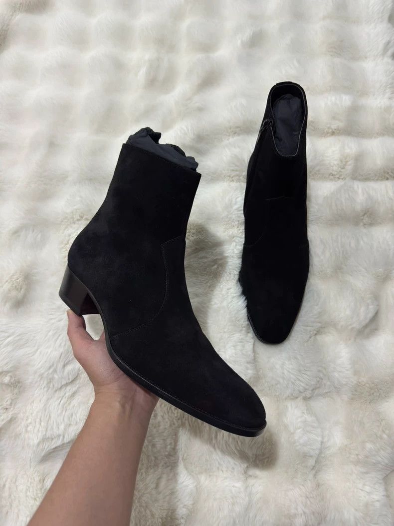 Saint Laurent Paris Saint Laurent Paris Wyatt Suede Men's Boots 2505-Nextarrow Size US 9 / EU 42 - 3 Thumbnail