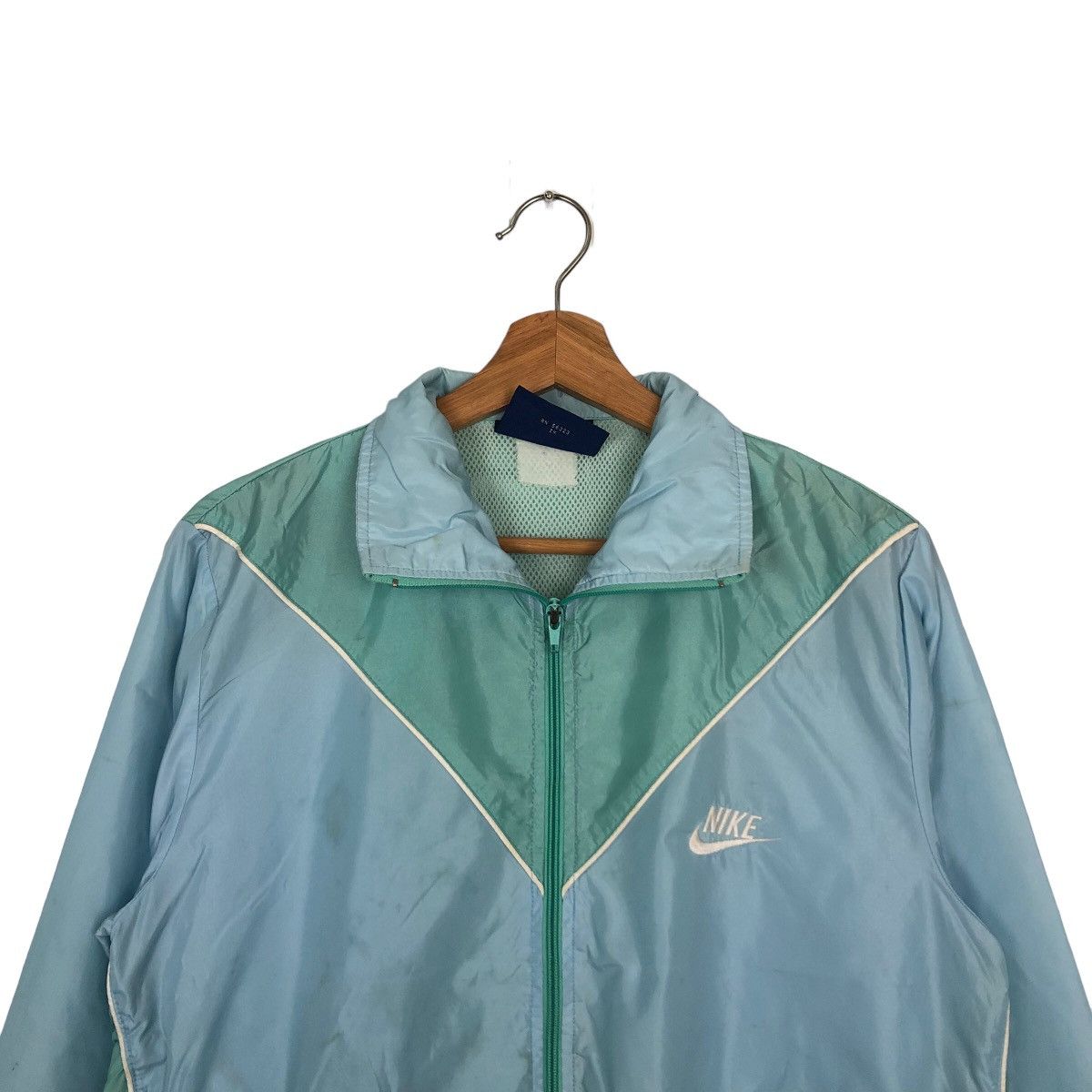 Nike 🔥VINTAGE 90’s NIKE BOMBER JACKET BLUE TAG Size US L / EU 52-54 / 3 - 2 Thumbnail