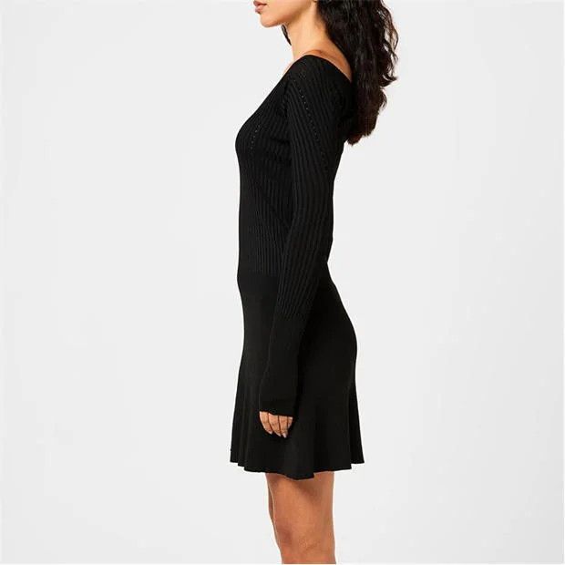 Jacquemus o1g2r1mq1024 Mini Dress in Black Size M / US 6-8 / IT 42-44 - 4 Thumbnail
