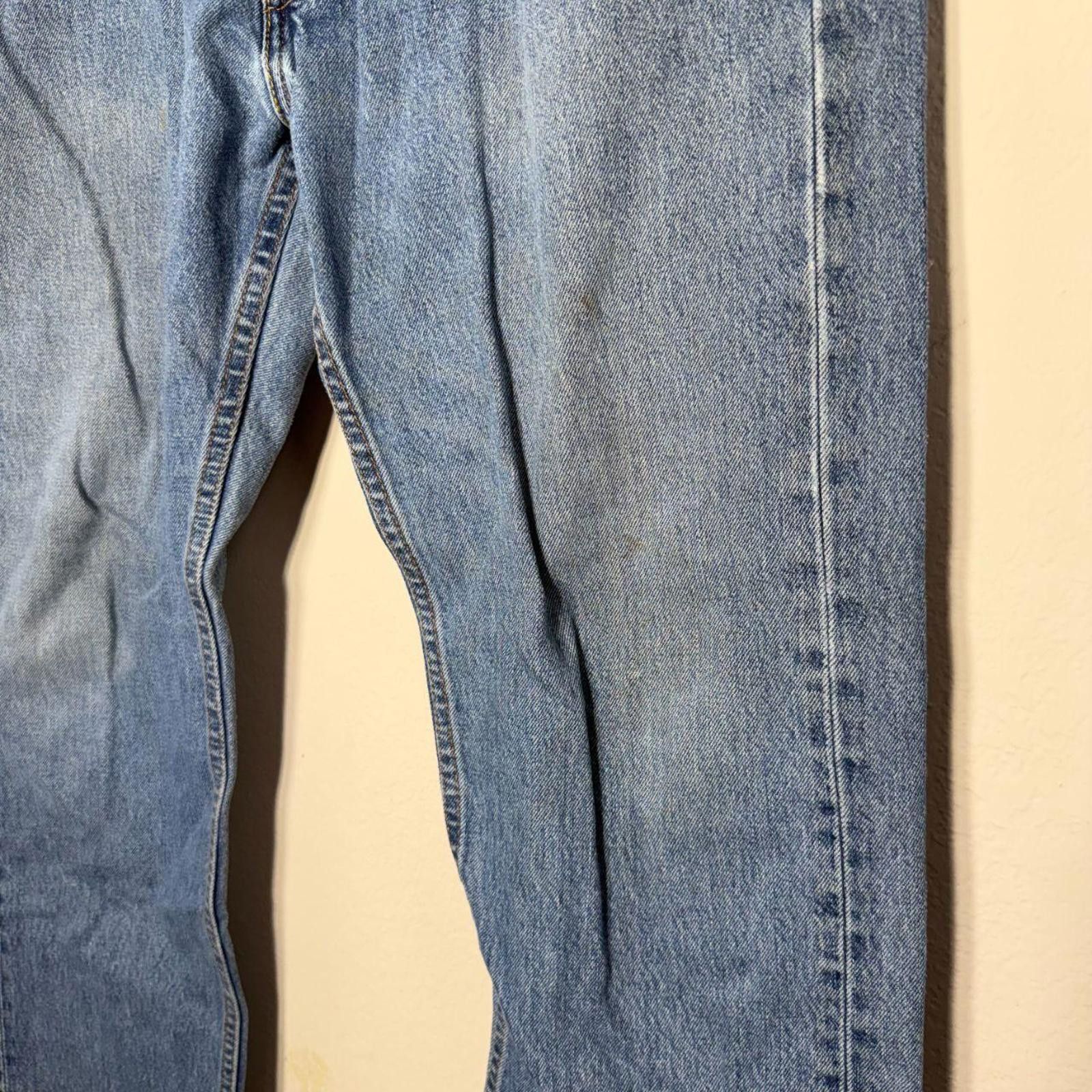 Levi's Levis 505 Jeans Men's 36x29 Blue Size US 36 / EU 52 - 6 Thumbnail