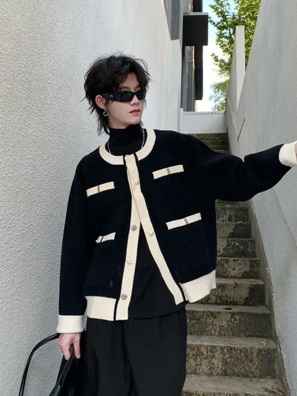 VIBE Black Cardigan Sweater Size US M / EU 48-50 / 2 - 3 Thumbnail