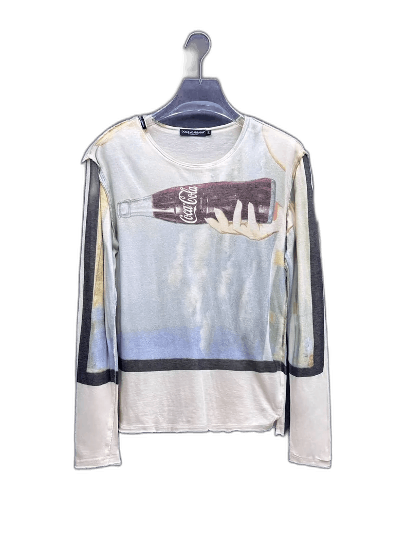Dolce & Gabbana Dolce & Gabbana Vintage Long Sleeve T-Shirt Size US L / EU 52-54 / 3 - 1 Thumbnail