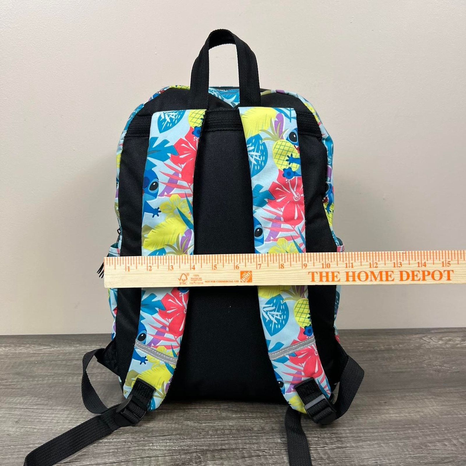 Disney Lilo and Stitch Hawaiian Luau Floral Backpack Size ONE SIZE - 7 Thumbnail