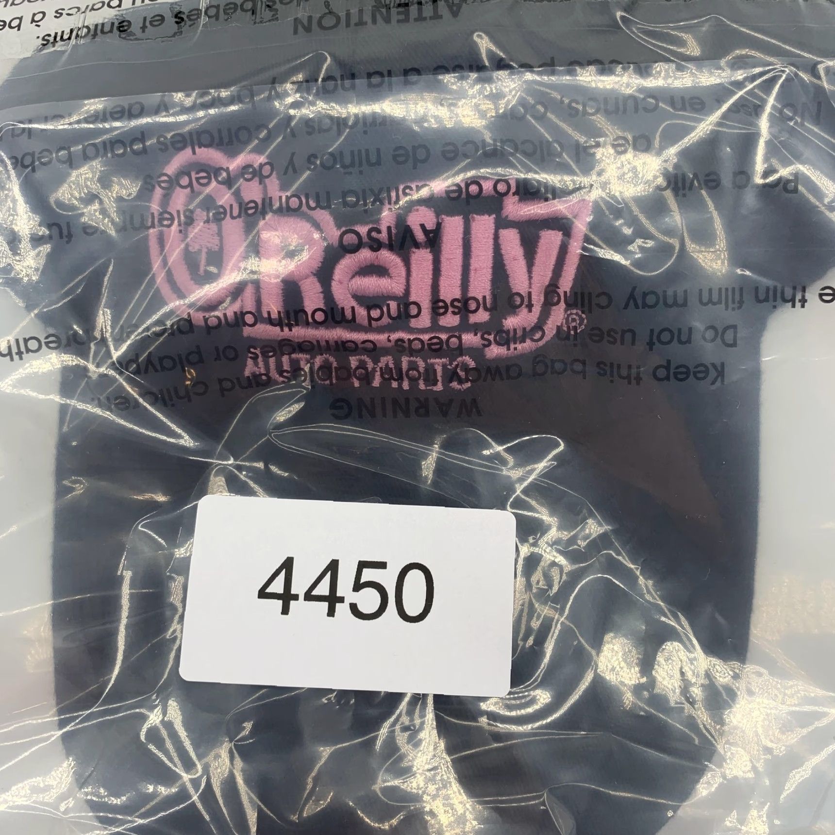 Pinko O'Reilly Auto Parts Hat Cap Adjustable Strap Back Mens Black Pink Baseball Logo One Size Size ONE SIZE - 5 Thumbnail