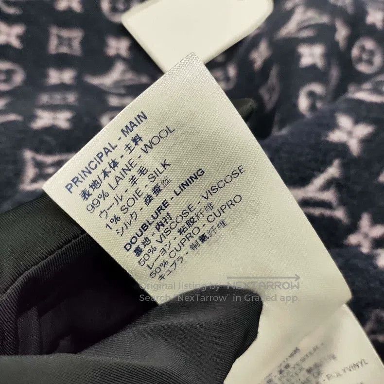 Louis Vuitton Louis Vuitton Wool print coat Size S / US 4 / IT 40 - 6 Thumbnail