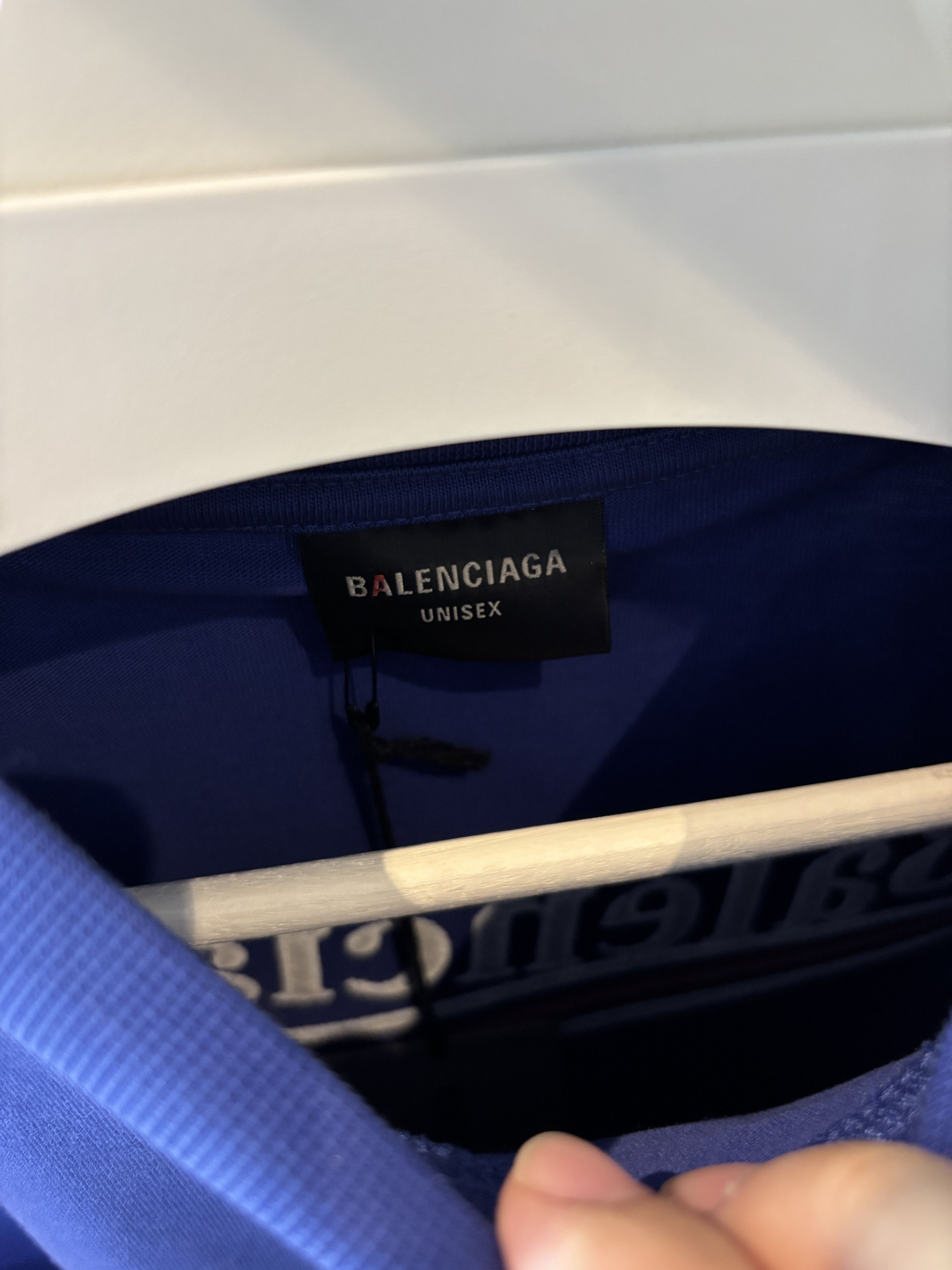 Balenciaga Balenciaga Gaffer Blue T-Shirt Oversized Size US S / EU 44-46 / 1 - 3 Thumbnail