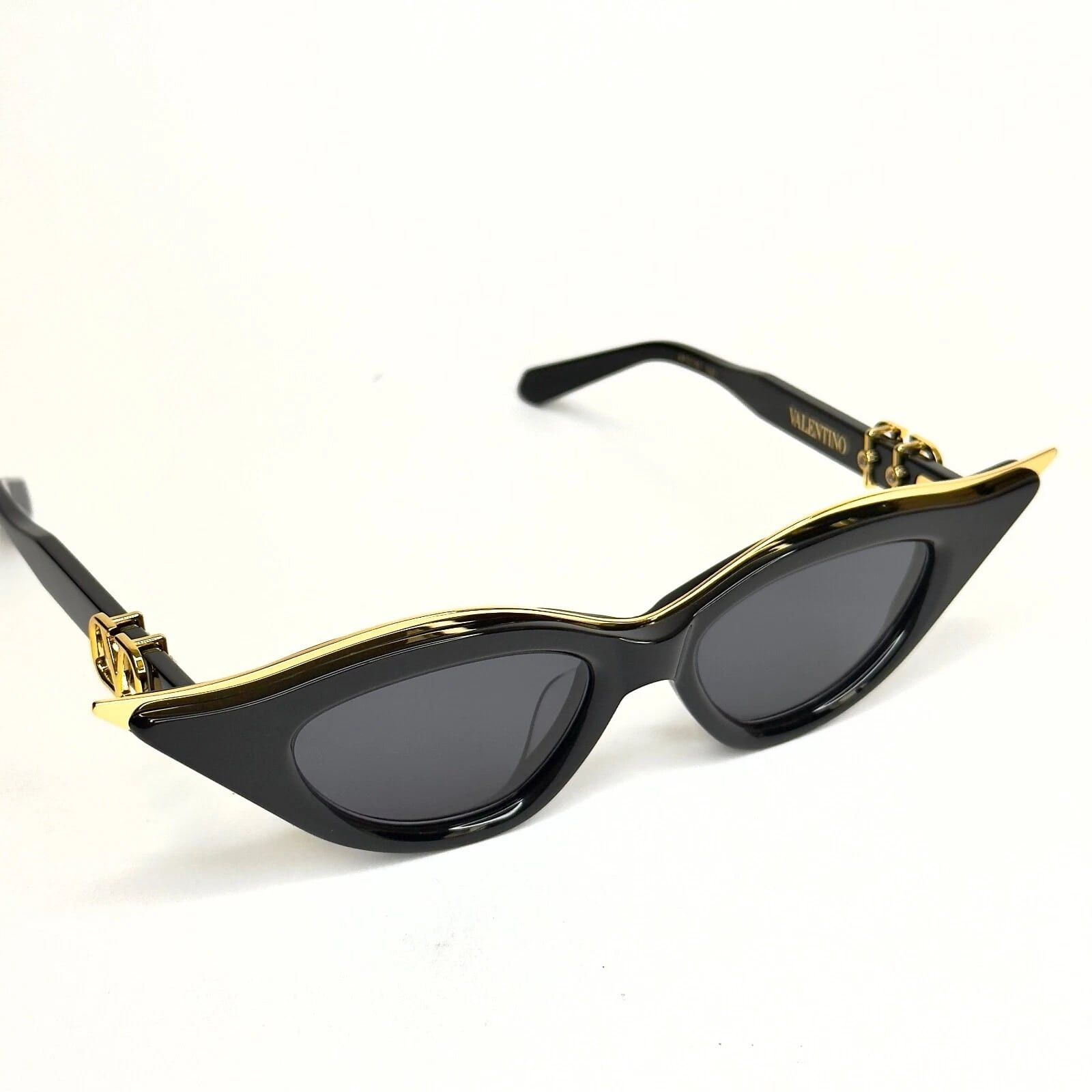 Valentino VALENTINO V GOLDCUT II VLS114 Gold VLS 114A Fashion Sunglass Size ONE SIZE - 5 Thumbnail