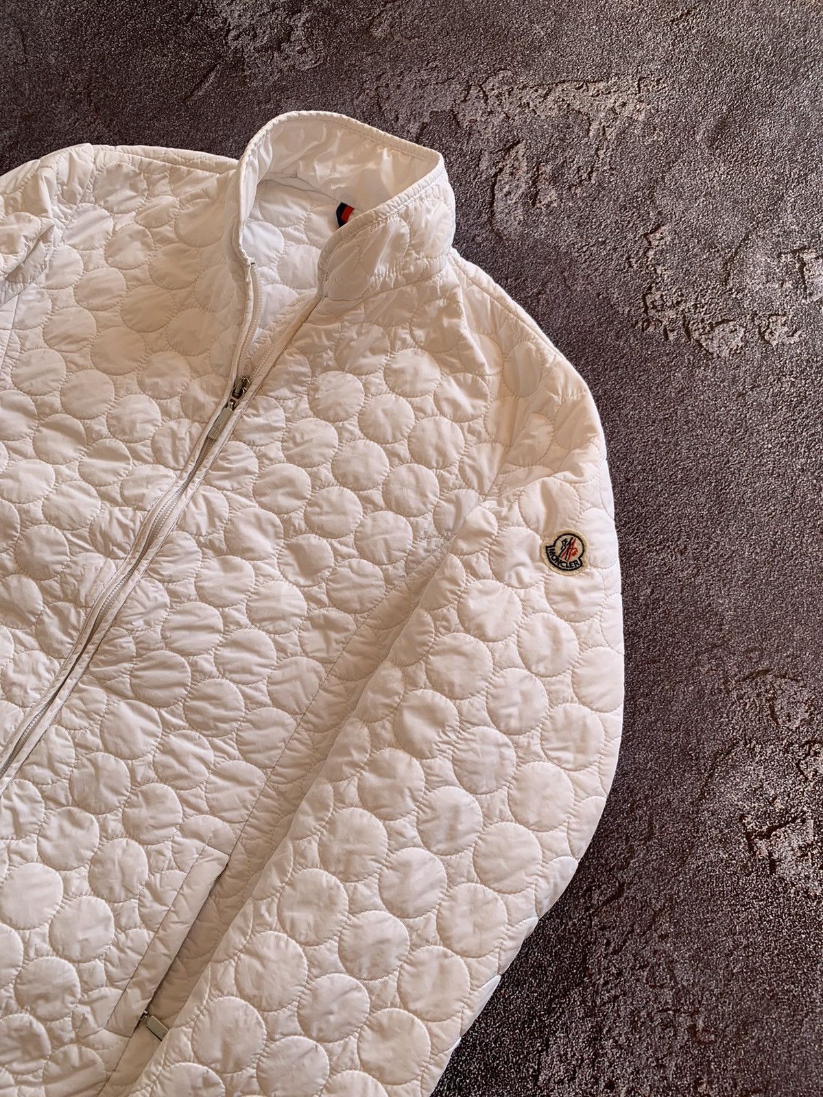 Moncler Moncler Quilted Women’s White Jacket S size Size S / US 4 / IT 40 - 4 Thumbnail