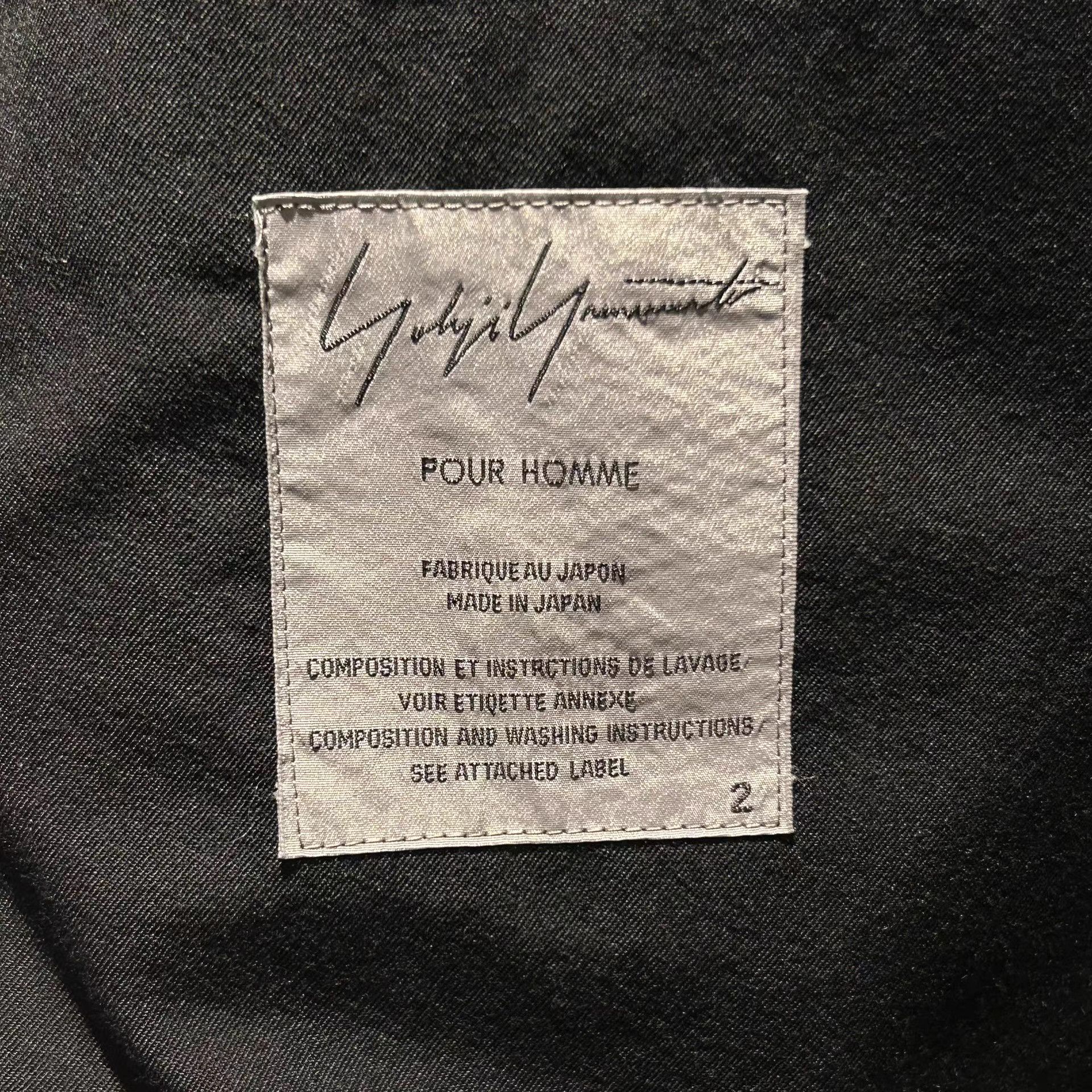 Yohji Yamamoto Yohji Yamamoto 01ss Water Drop Zip Blazer K4 Size US M / EU 48-50 / 2 - 6 Thumbnail
