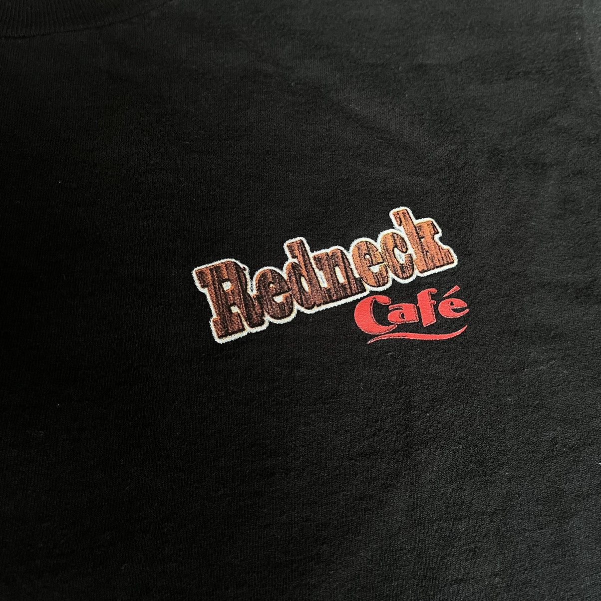 Vintage Vintage 90s Red Neck Cafe Fine Dining Parody Graphic T Shirt Size US L / EU 52-54 / 3 - 6 Thumbnail