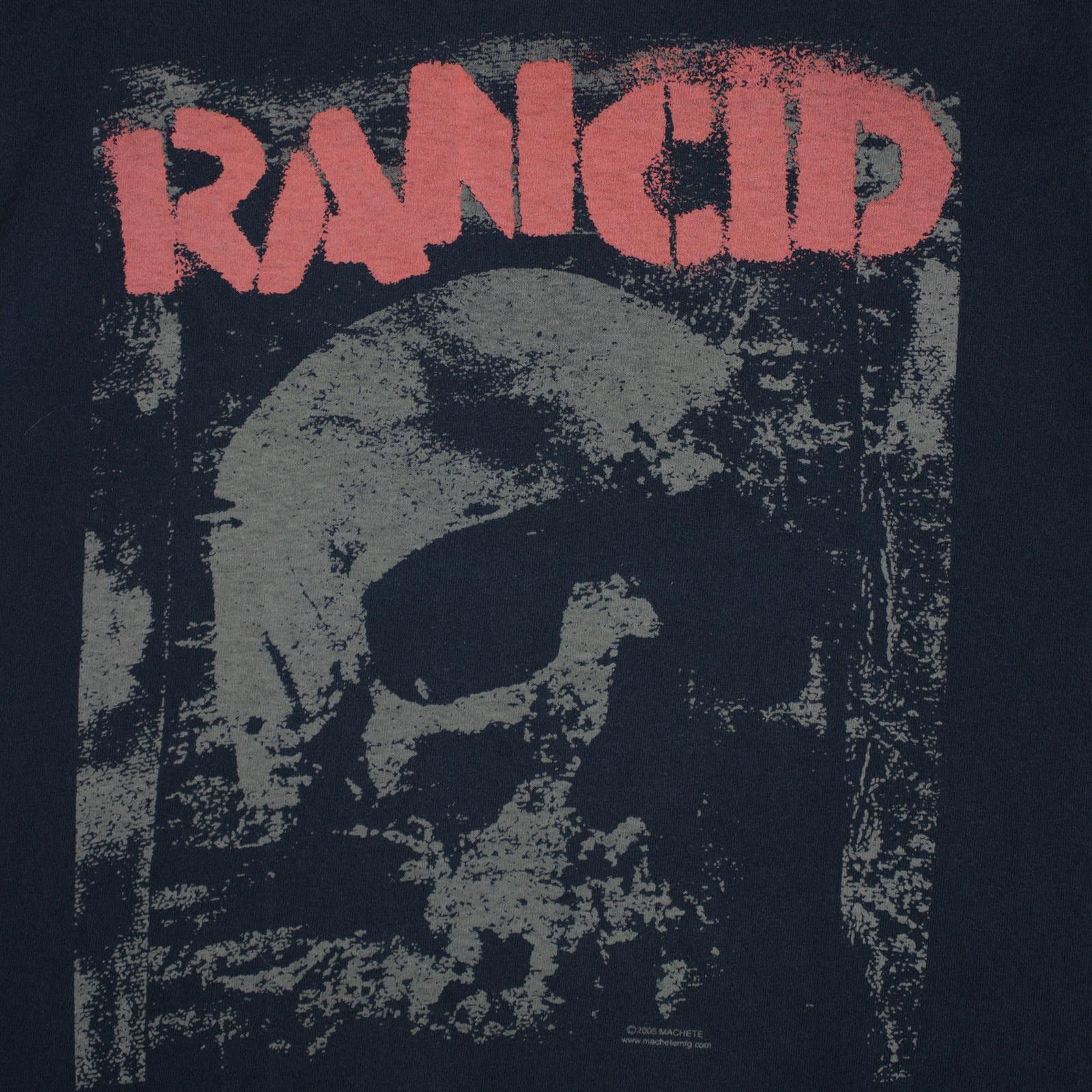 Vintage 2006 Rancid Skull Tee Size US M / EU 48-50 / 2 - 2 Thumbnail