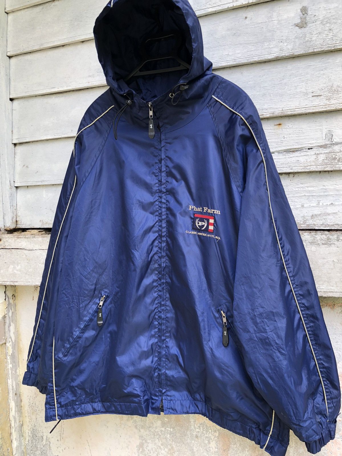 JNCO × Phat Farm Vintage Oversized Phat Farm Big Logo Windbreaker Size US L / EU 52-54 / 3 - 5 Thumbnail