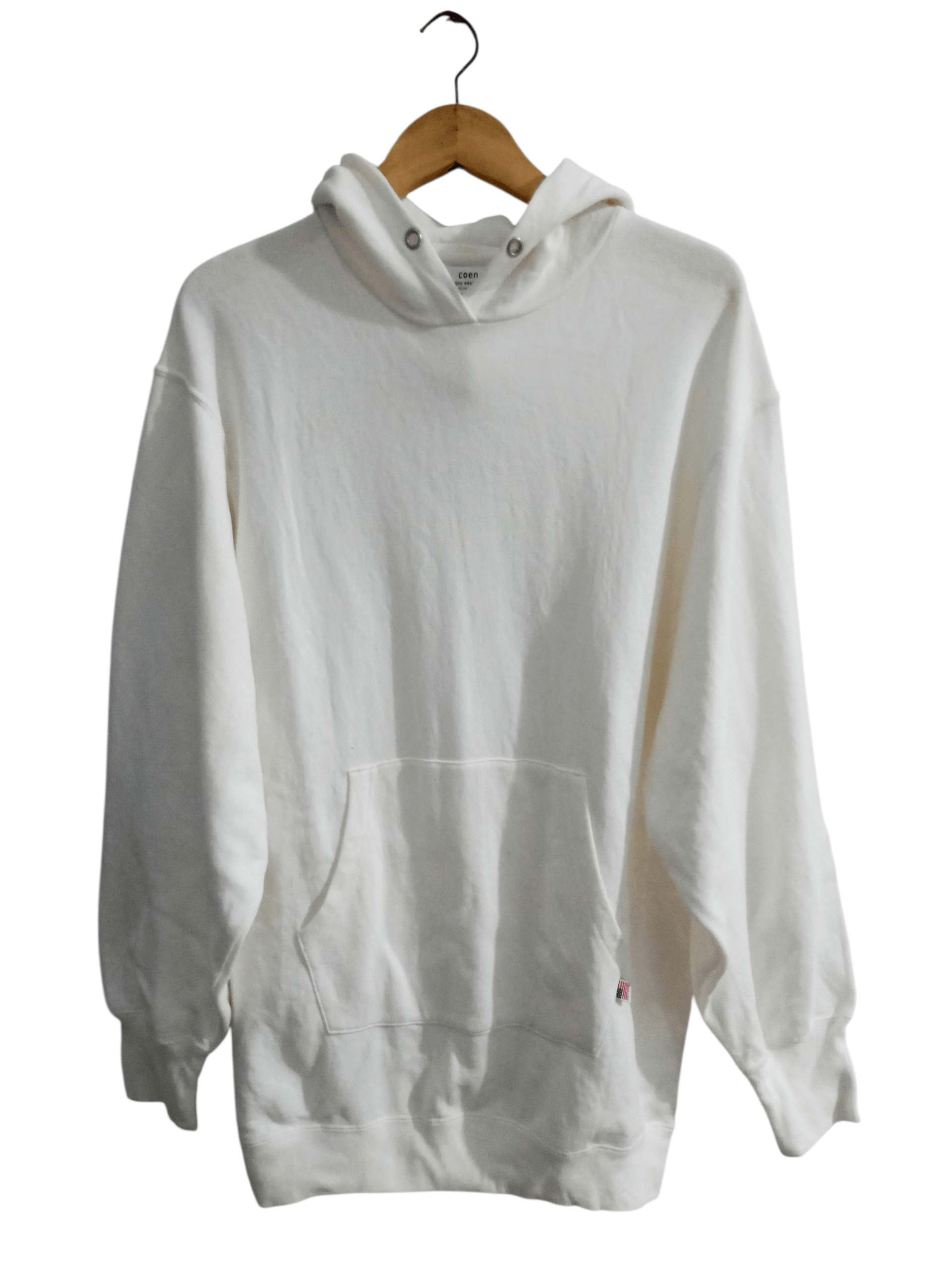20471120 Vintage coen japan blank hoodie Size US XL / EU 56 / 4 - 1 Thumbnail