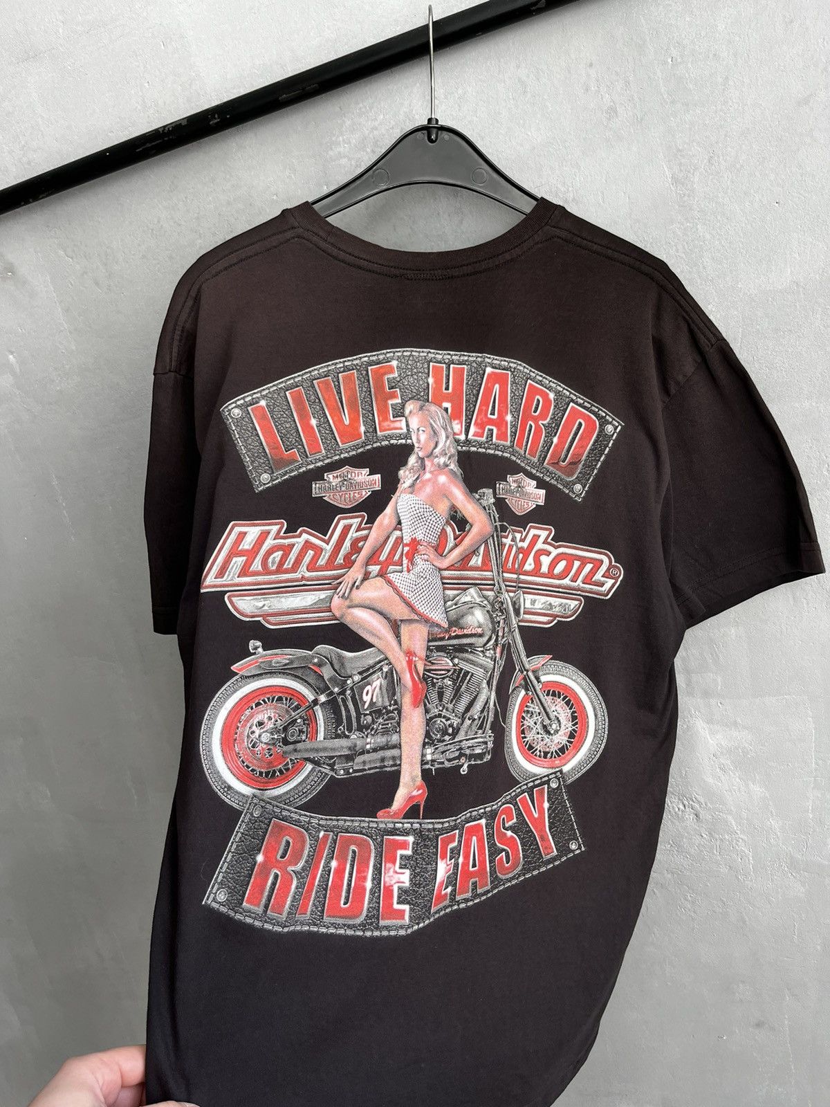 Harley Davidson × Vintage vintage HARLEY DAVIDSON shirt motorcycle jersey Las vegas Size US L / EU 52-54 / 3 - 9 Thumbnail