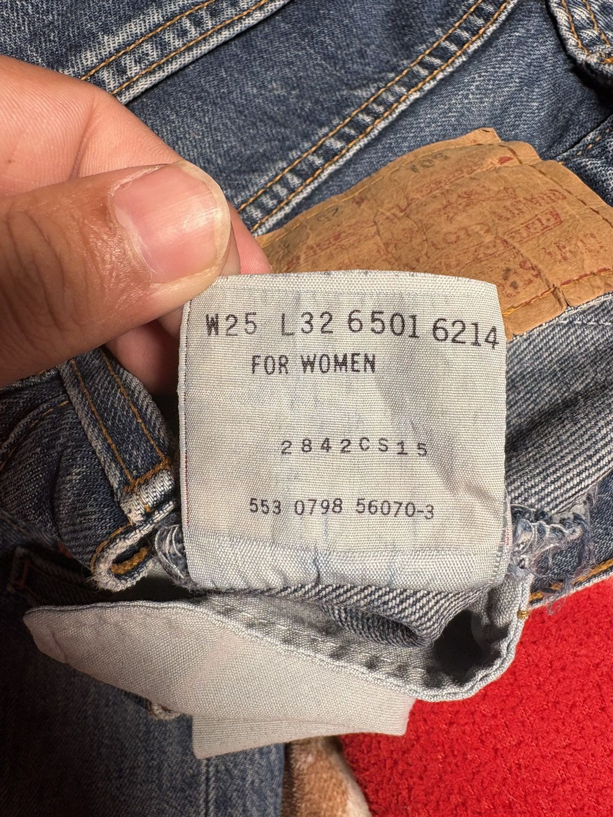 Levi's VTG 1998 Levi’s 501 For Women (6501) Made in USA W25 L32 Size 25" / US 0 / IT 36 - 9 Thumbnail