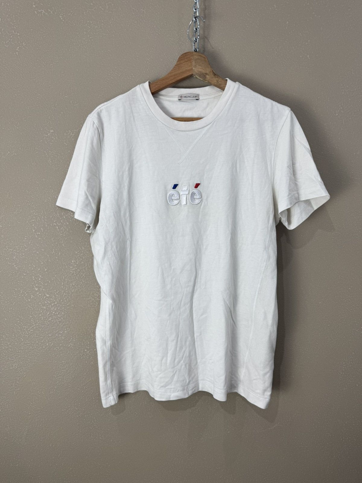 Moncler Moncler T-Shirt Y2K Japan Luxury Style Logo Size US M / EU 48-50 / 2 - 1 Thumbnail