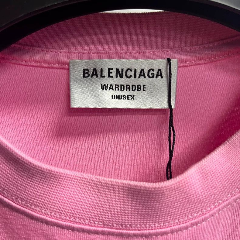 Balenciaga Balenciaga Pink vintage embroidered logo short sleeve Size US M / EU 48-50 / 2 - 2 Thumbnail