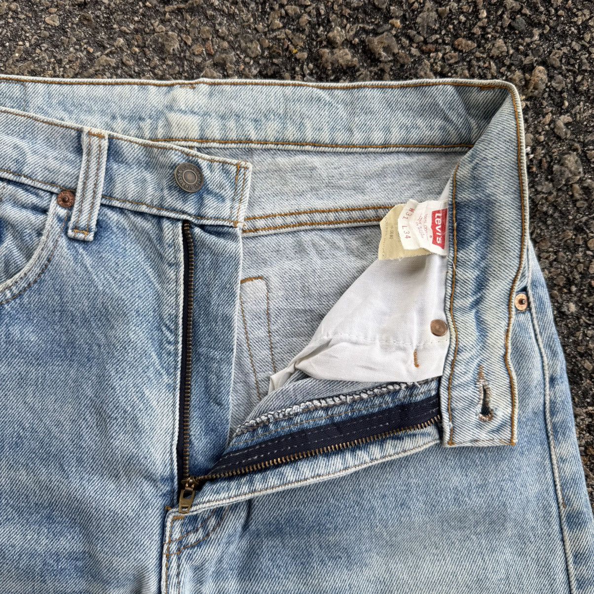 Levi's VINTAGE LEVI'S 505 90' STRAIGHT FADED JEAN DENIM PANTS Size US 30 / EU 46 - 8 Thumbnail