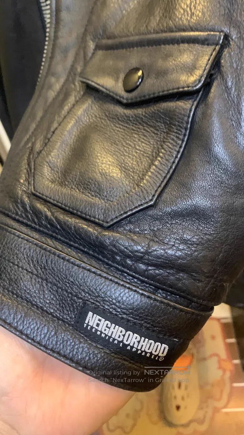 Neighborhood Neighborhood Biker Leather Jacket Size US S / EU 44-46 / 1 - 9 Thumbnail