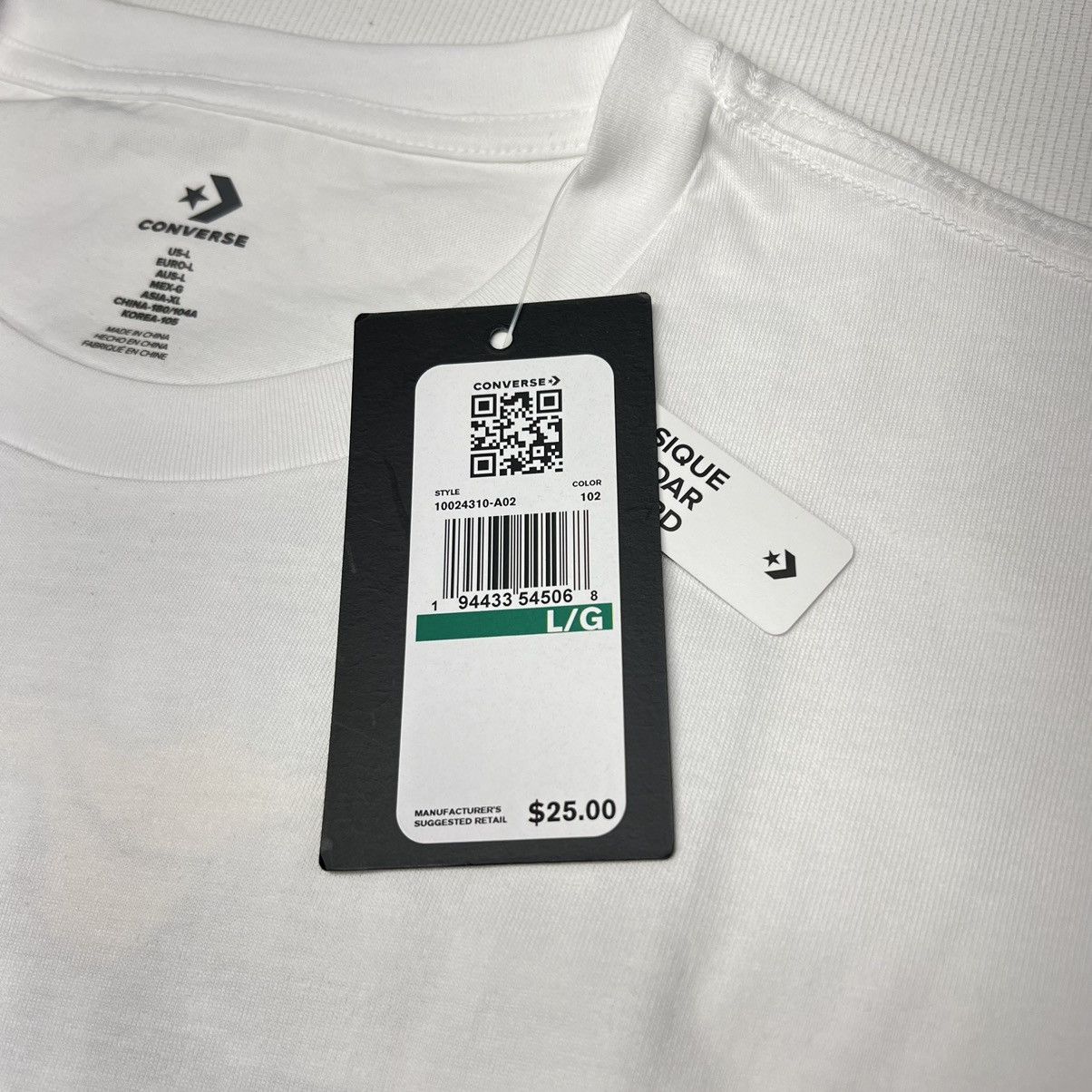 Converse Converse Tee Shirt White Bird Boston Running All Star Size US L / EU 52-54 / 3 - 5 Thumbnail