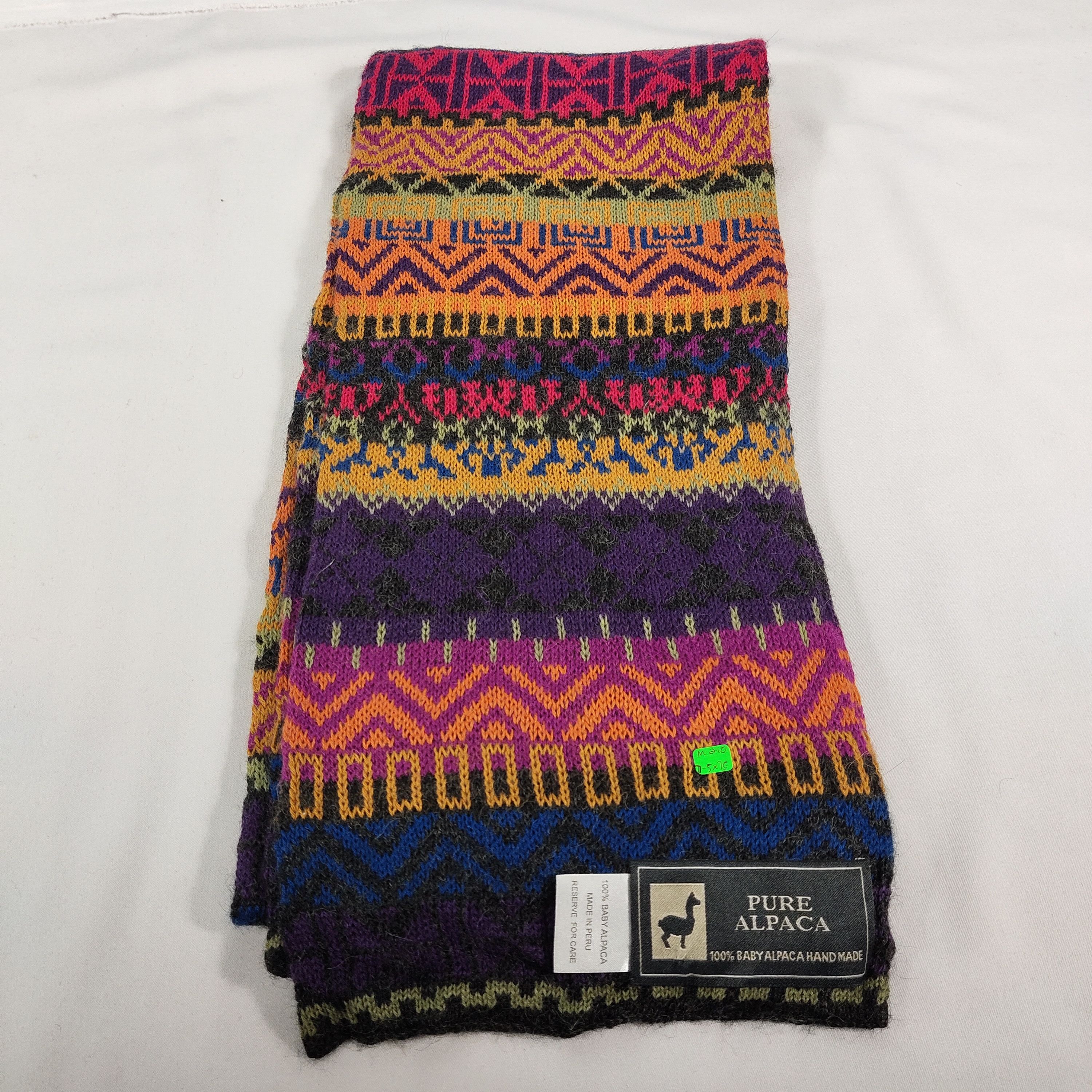 Vintage Pure Alpaca Scarf / Muffler / Neckwear Size ONE SIZE - 3 Thumbnail