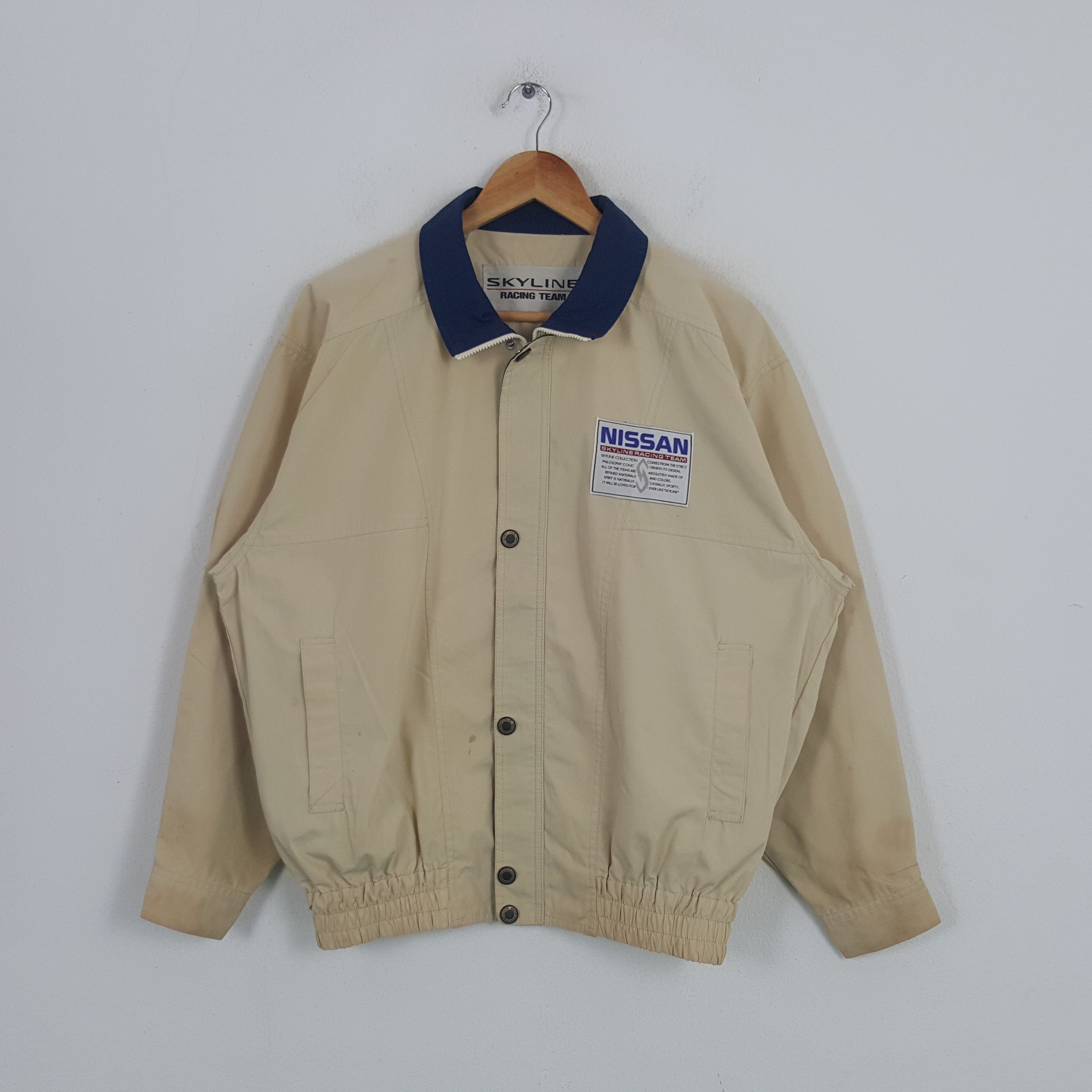Japanese Brand × Vintage Vintage Nissan Skyline Racing Team Embroidery Work Jacket Size US XL / EU 56 / 4 - 3 Thumbnail