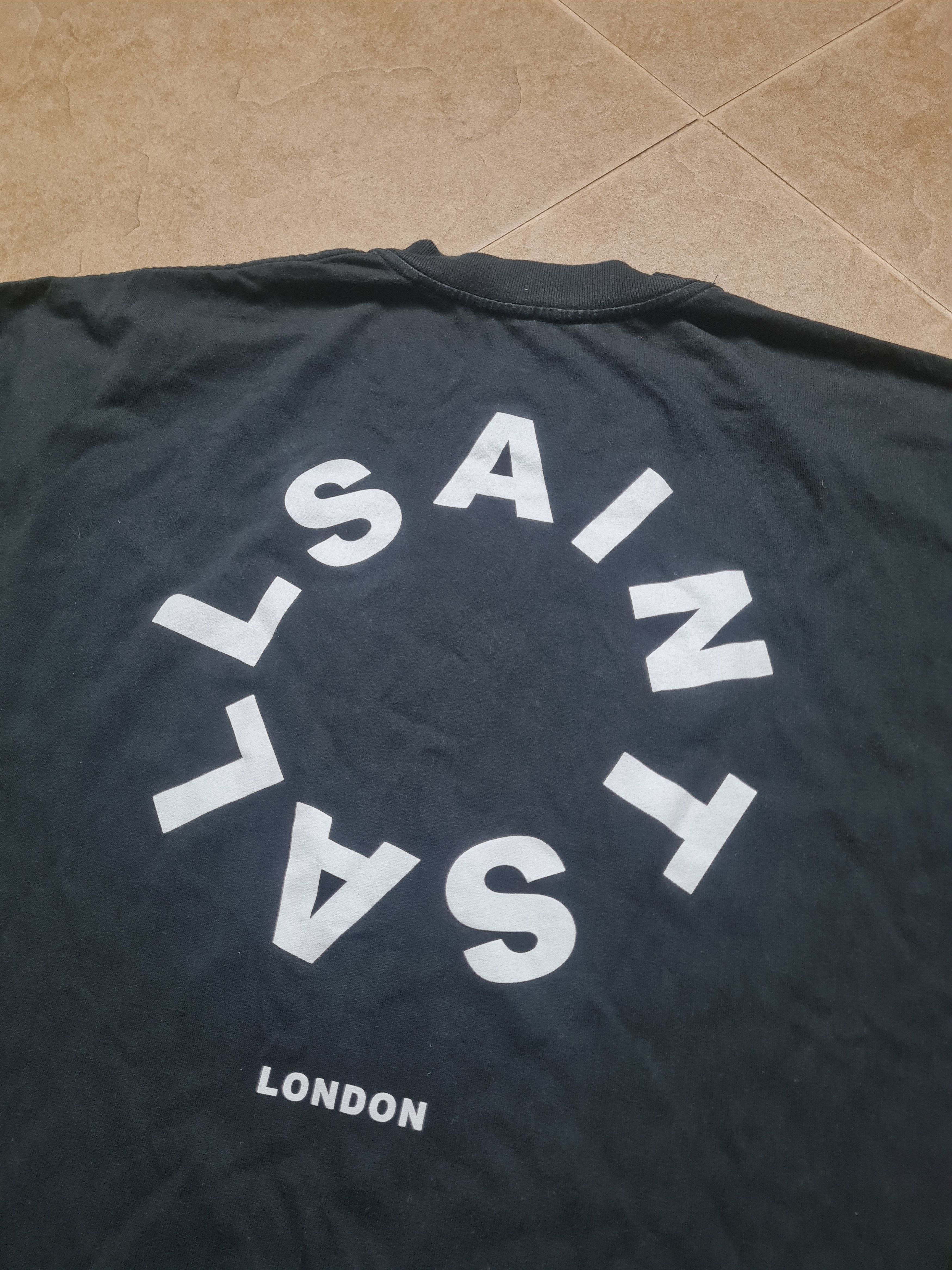 Allsaints Vintage mens Tierra Short Sleeve Crew Neck T-Shirt Size US XL / EU 56 / 4 - 7 Thumbnail