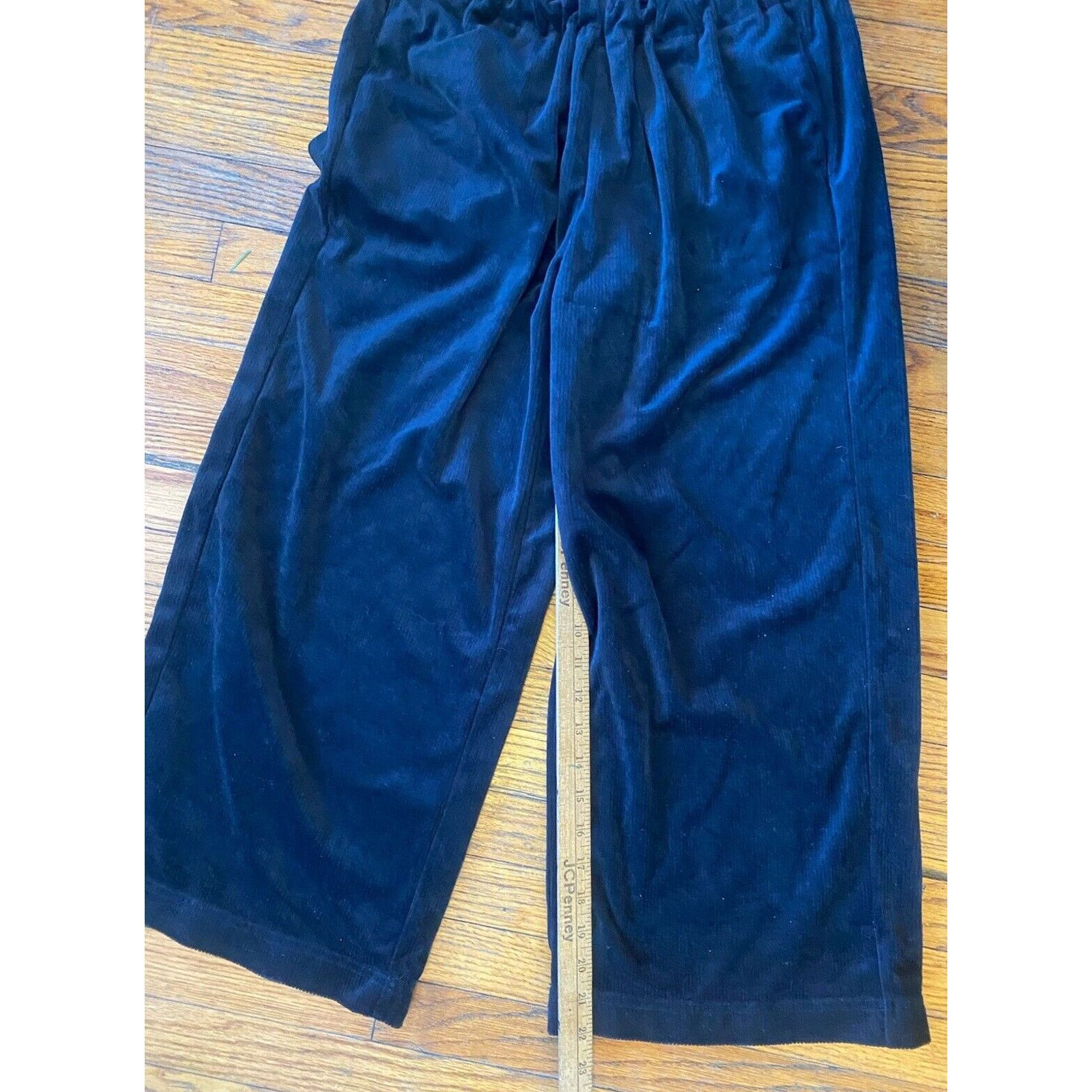 Other Rewash Brand Corduroy Cropped Pants Pockets Women M Wide Leg Size 32" / US 10 / IT 46 - 6 Thumbnail