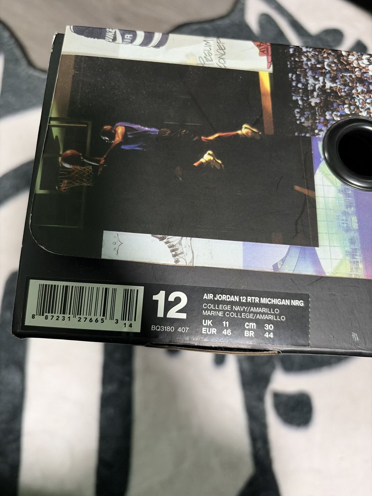 Jordan Brand Jordan 12 Michigan Size US 12 / EU 45 - 7 Thumbnail