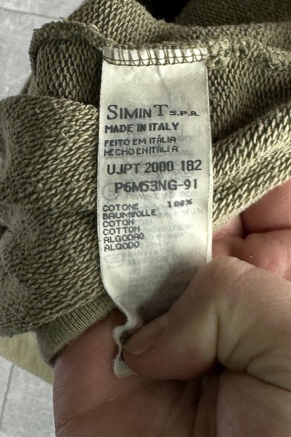 Emporio Armani Armani Jeans Vintage Retro V-Neck Sweatshirt Small Logo Size US XL / EU 56 / 4 - 12 Thumbnail