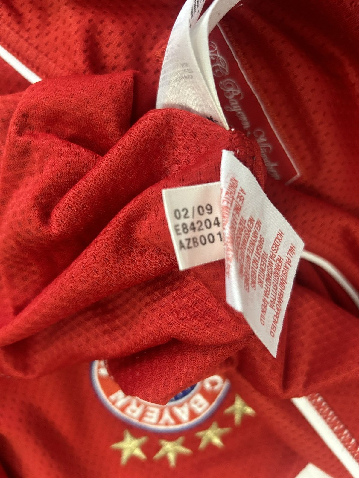 Adidas 2009-10 Arjen Robben Adidas Bayern Munich Home Kit Size US M / EU 48-50 / 2 - 9 Thumbnail