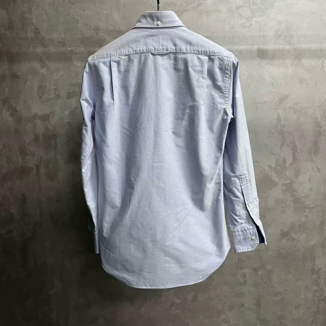 Thom Browne thom browne light blue long sleeve shirt Size US XXS / EU 40 - 2 Thumbnail