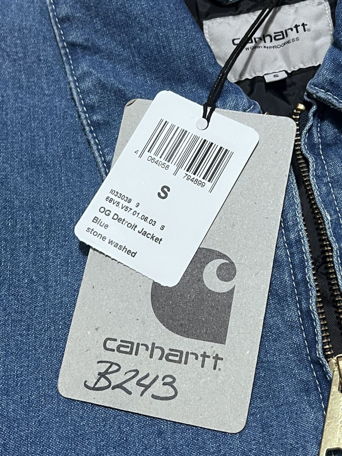 Carhartt Carhartt OG Detroit Jacket blue denim S Size US S / EU 44-46 / 1 - 10 Thumbnail