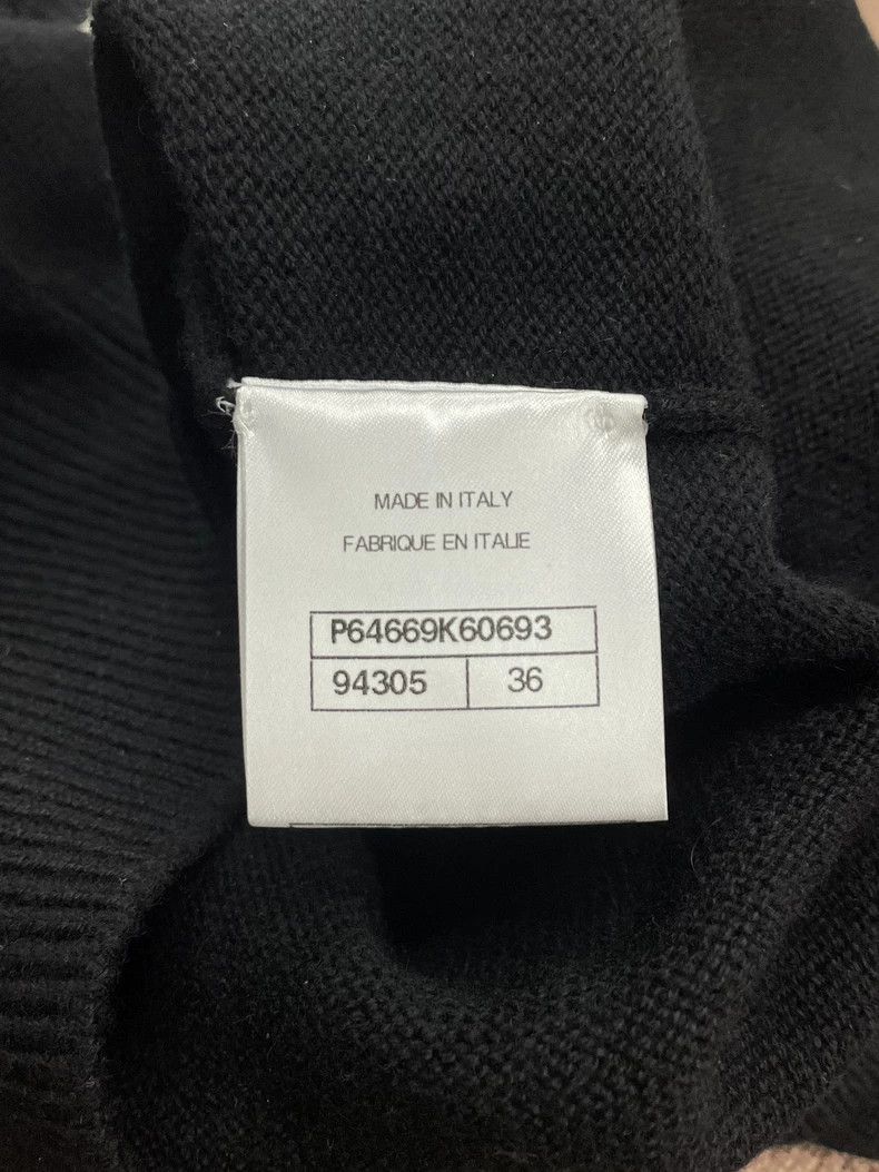 Chanel Chanel Black pearl wheat spike badge double C sweater Size XS / US 0-2 / IT 36-38 - 6 Thumbnail