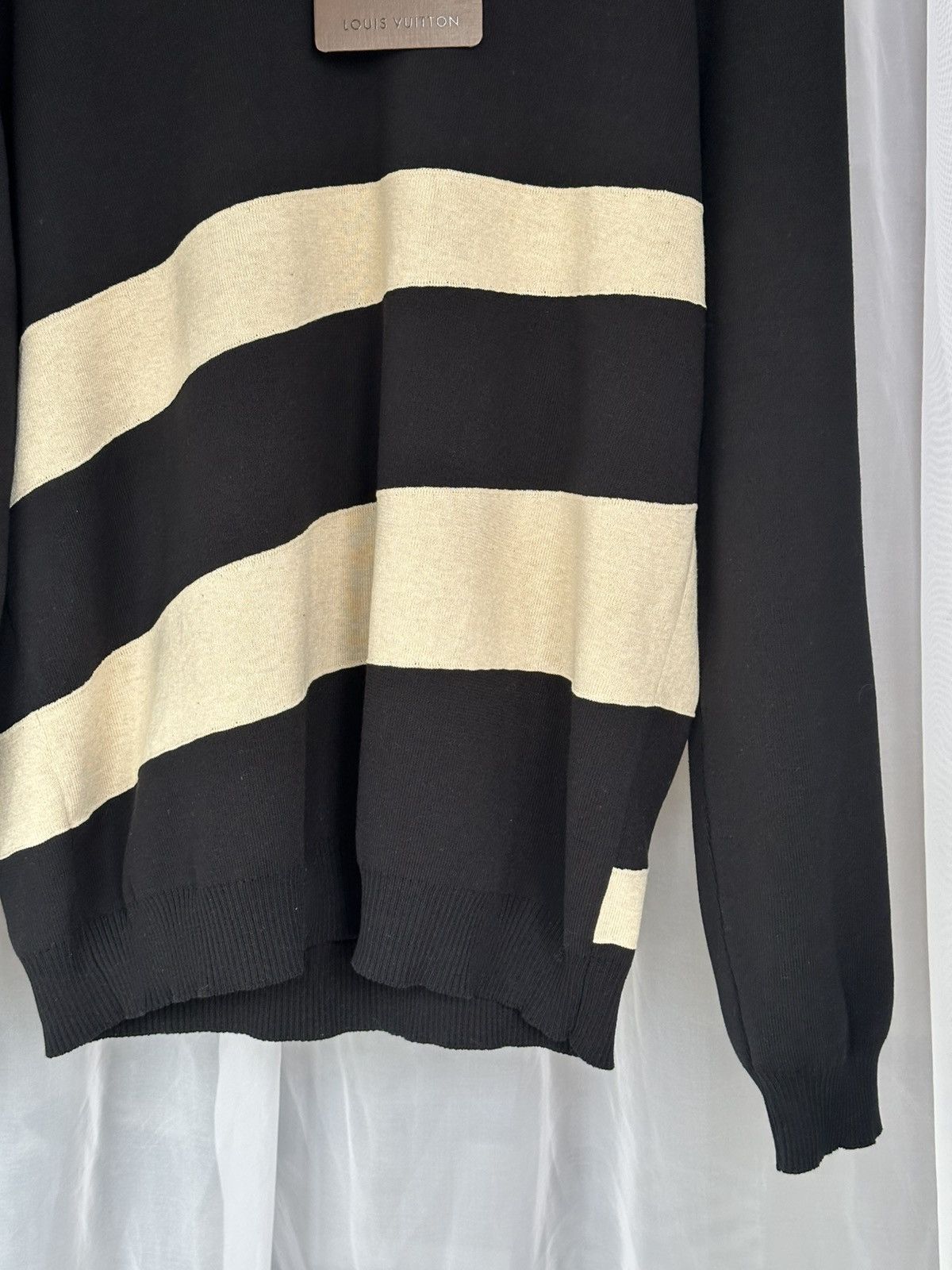 Louis Vuitton *NEW* LOUIS VUITTON SS 2008 Runway Spiral Knit Sweater lv Size US L / EU 52-54 / 3 - 5 Thumbnail