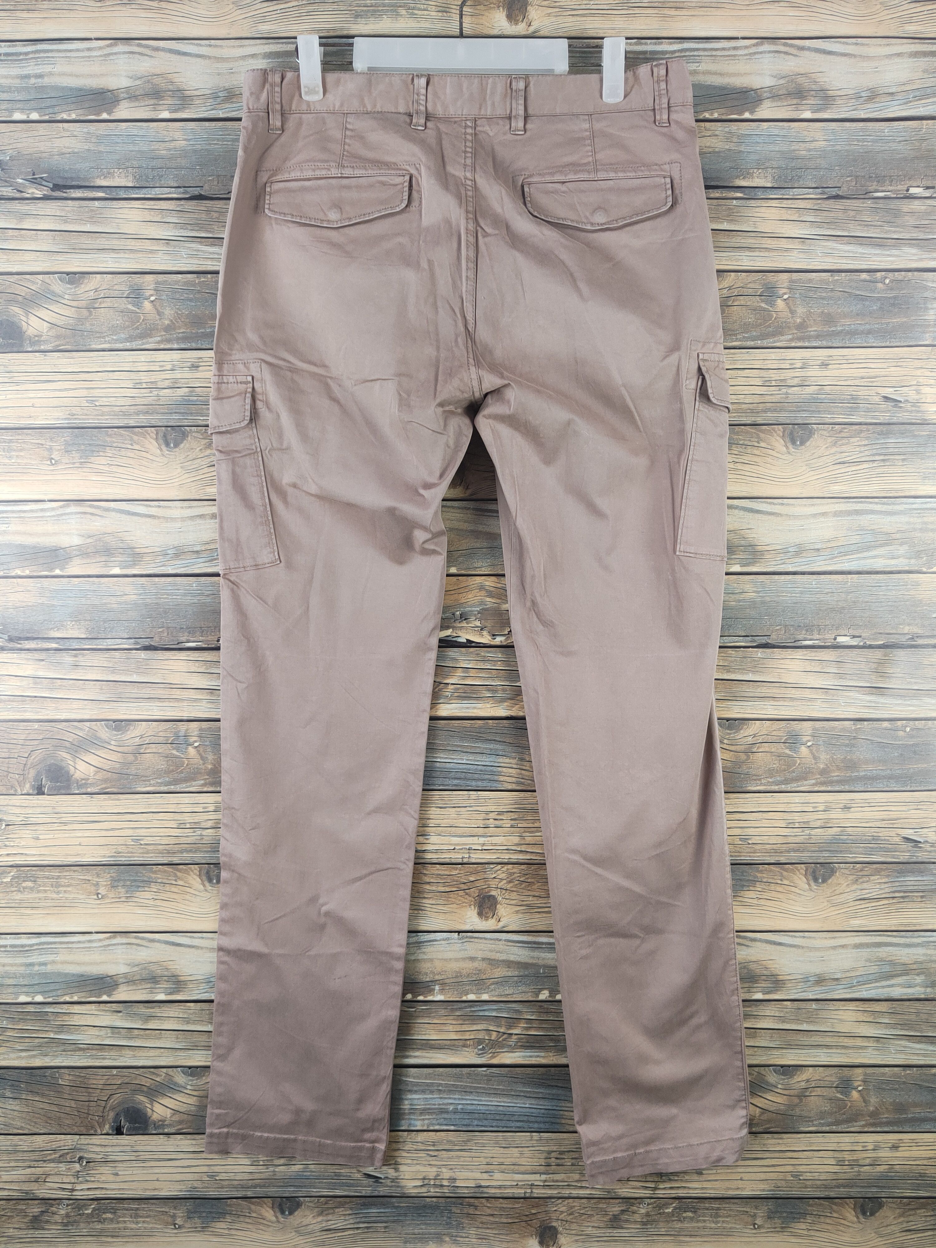 Japanese Brand DL Uniqlo Beige Multipocket Cargo Pants #1908 Size 32" / US 10 / IT 46 - 7 Thumbnail