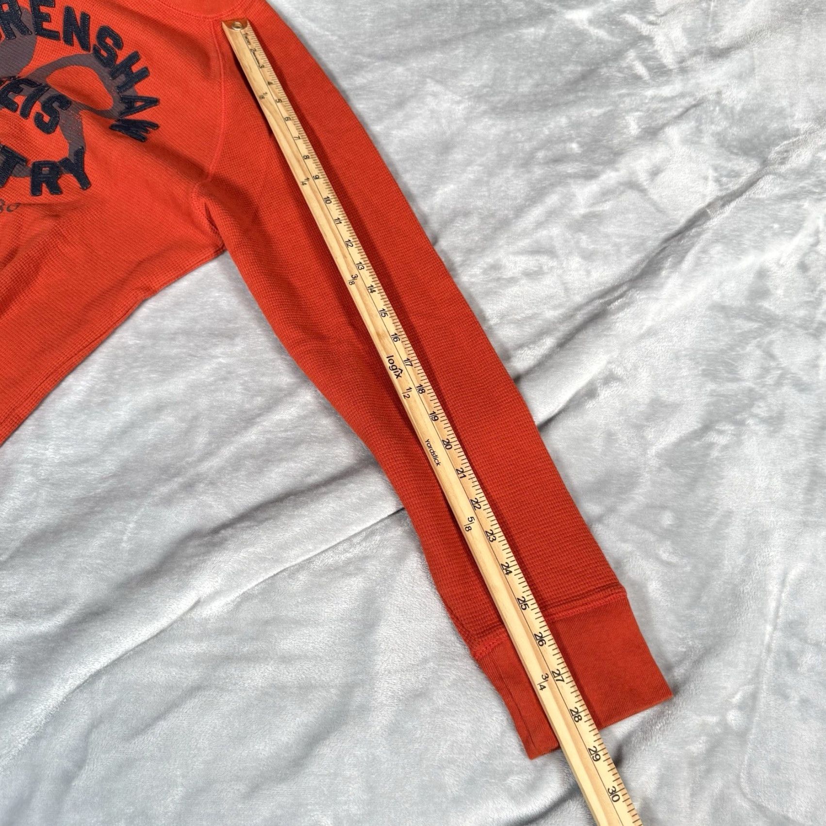 Old Navy Old Navy Crenshaw Seis Infantry Military Thermal Shirt Mens M Dark Orange Y2K Size US M / EU 48-50 / 2 - 7 Thumbnail