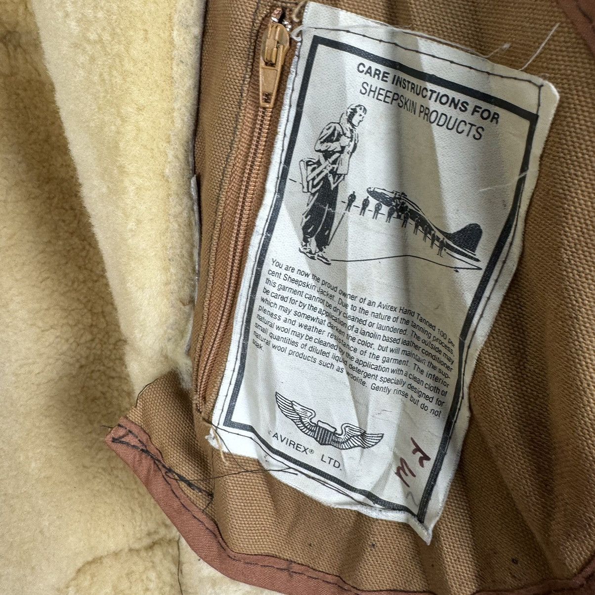 Avirex ☀️80s AVIREX LIMITED SHEEPSKIN B3 LEATHER JACKET Size US M / EU 48-50 / 2 - 10 Thumbnail