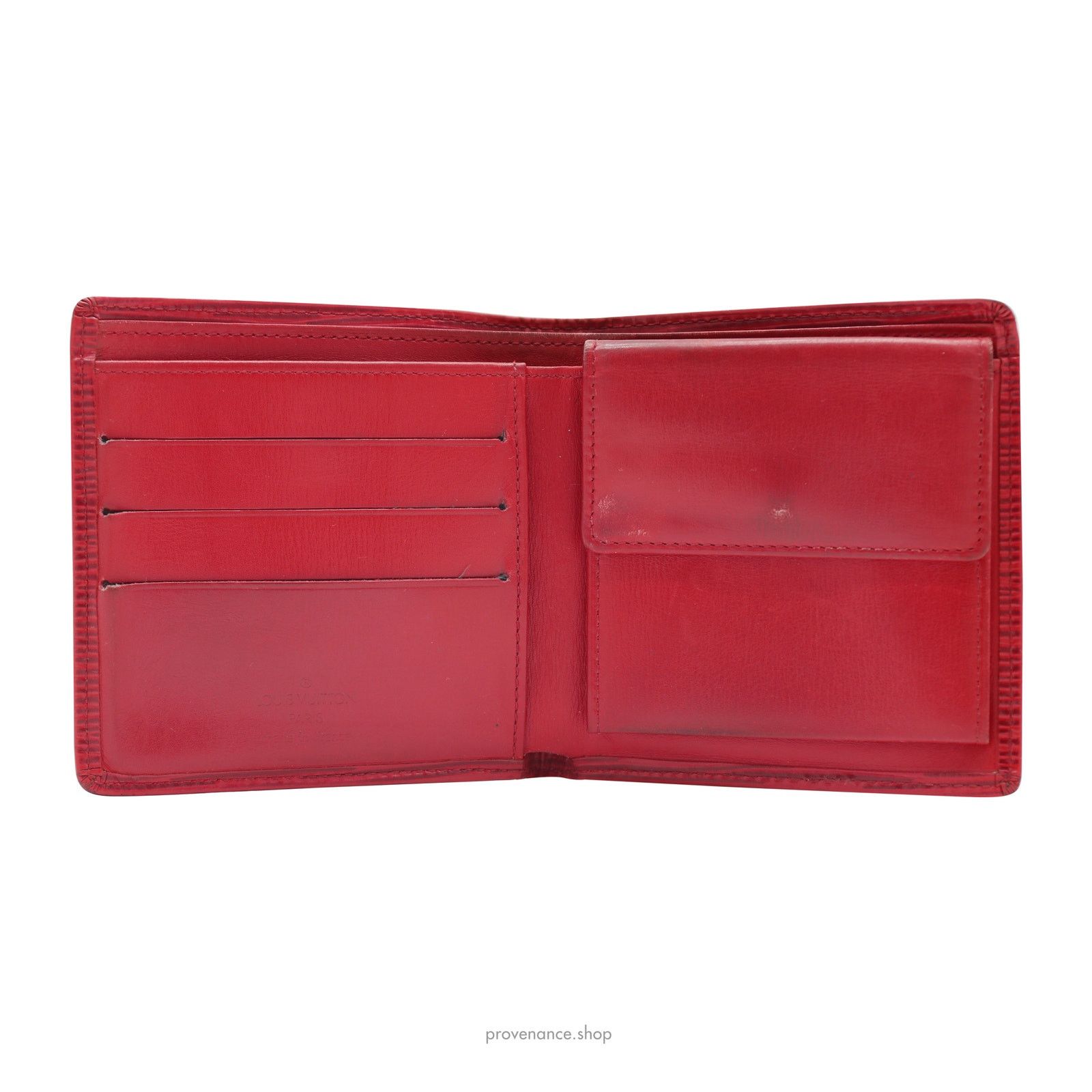 Louis Vuitton 🔴 Louis Vuitton Marco Wallet - Red Epi Leather Size ONE SIZE - 7 Thumbnail