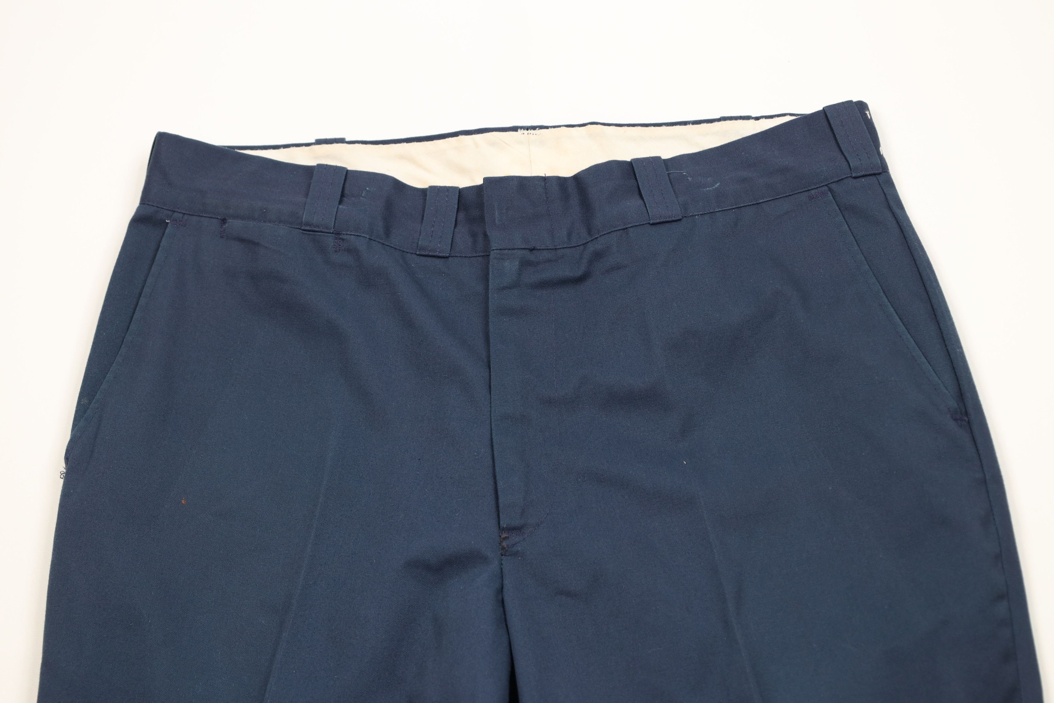 Big Mac Vintage 70s Big Mac Workwear Wide Leg Chino Pants Blue USA Size US 36 / EU 52 - 2 Thumbnail