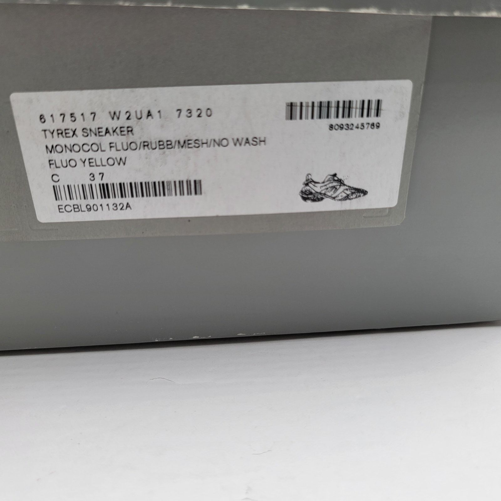 Balenciaga Balenciaga Women's Tyrex Fluo Yellow Sneakers - Size 7 Size US 7 / IT 37 - 12 Thumbnail